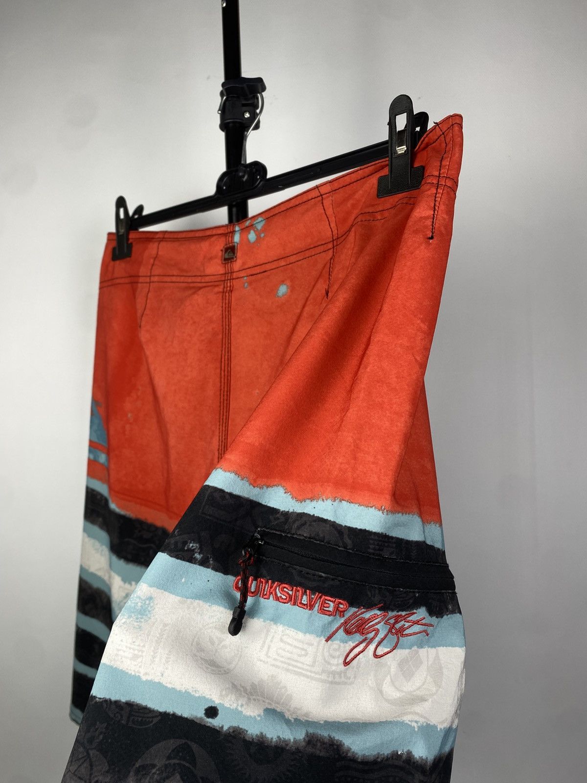 Quicksilver × Quiksilver × Vintage Rare Vintage Quiksilver Logo Nylon Shorts Y2K Size US 33 - 10 Thumbnail