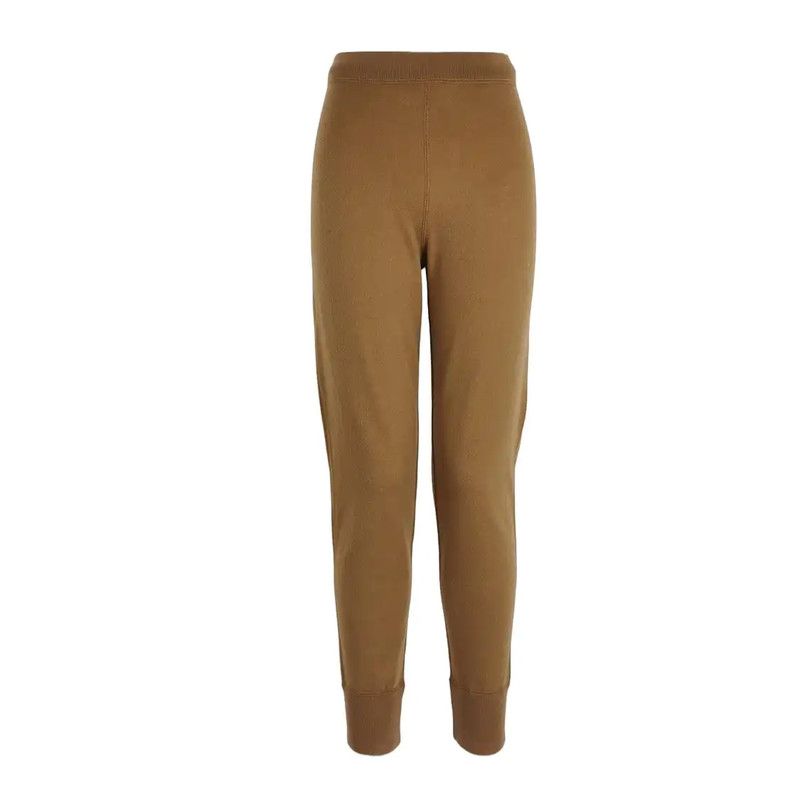Prada Prada Khaki Cashmere Embroidered Logo Casual Pants Size 24" / US 00 / IT 34 - 1 Thumbnail