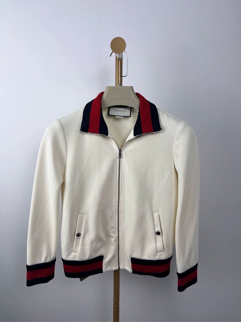Gucci Gucci White striped lapel jacket 2504-Nextarrow Size US S / EU 44-46 / 1 - 1 Thumbnail