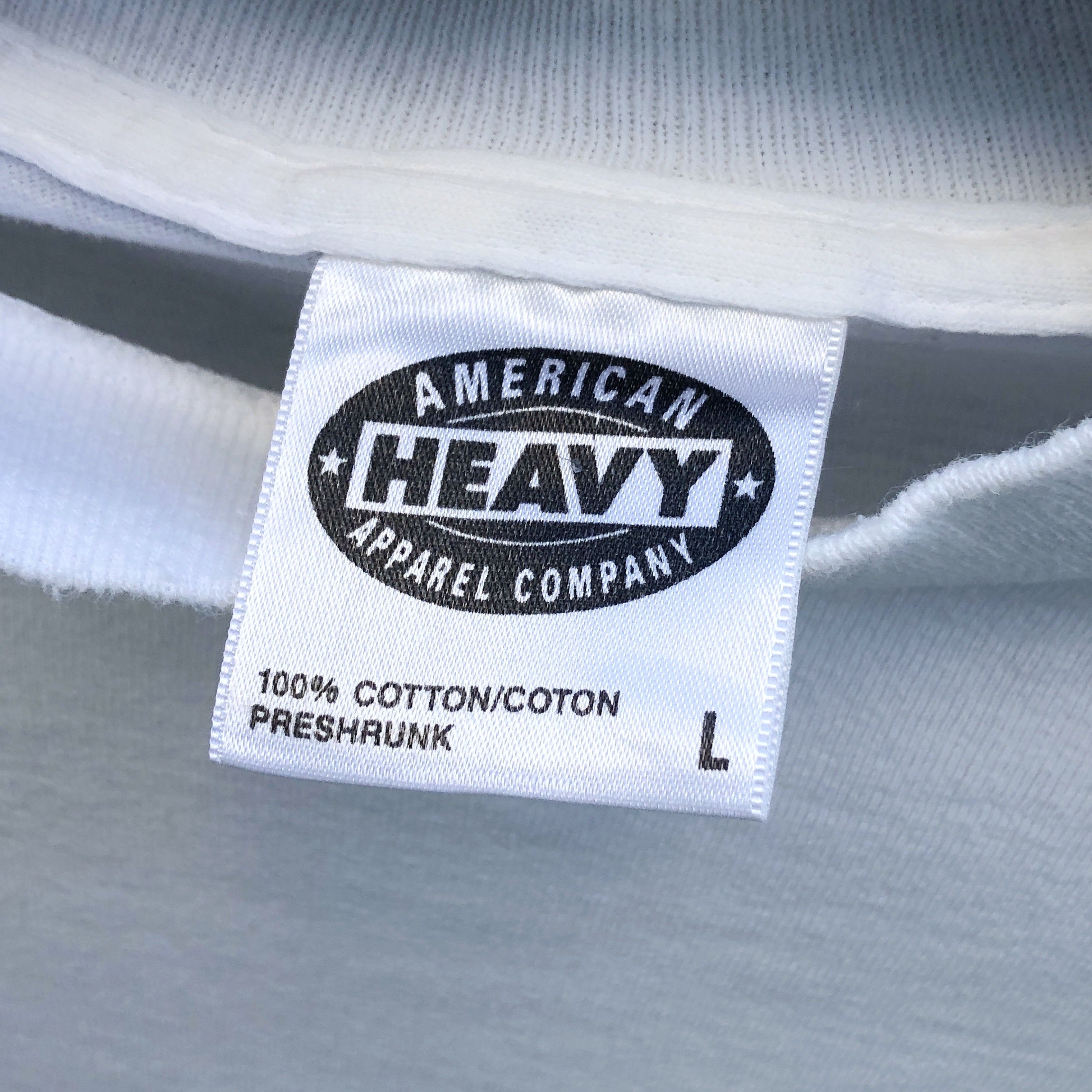 American Apparel 90s Jazz Reflexion White Tee L single stich Size US L / EU 52-54 / 3 - 7 Thumbnail