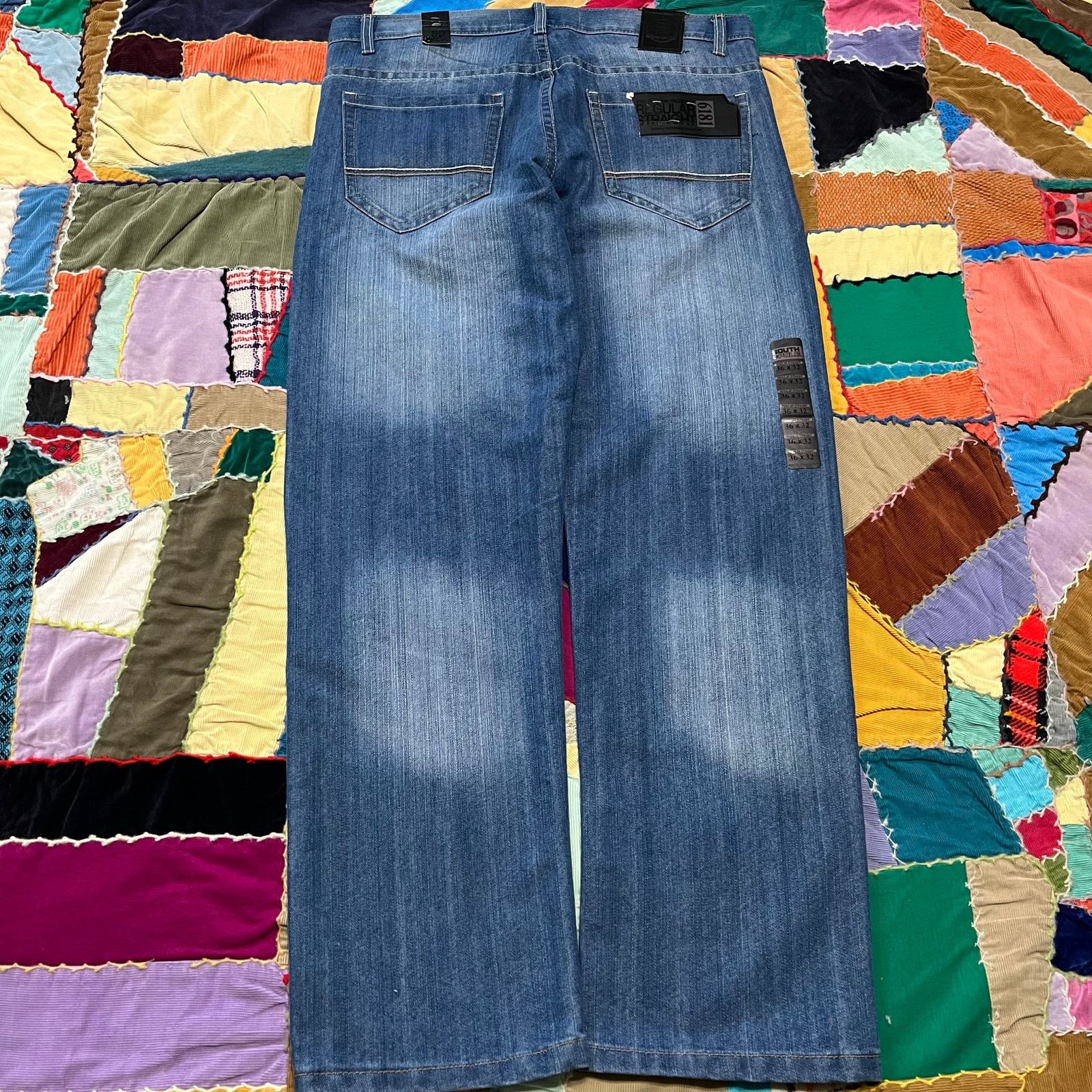 Southpole Y2K Southpole Acid Washed Loose Fit Blue Jeans 36Wx31L Size US 36 / EU 52 - 2 Thumbnail