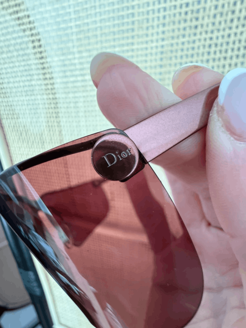 Dior Dior Sunglasses Gypsy Ski Bike Motard Mask Rimless Vintage Size ONE SIZE - 3 Thumbnail