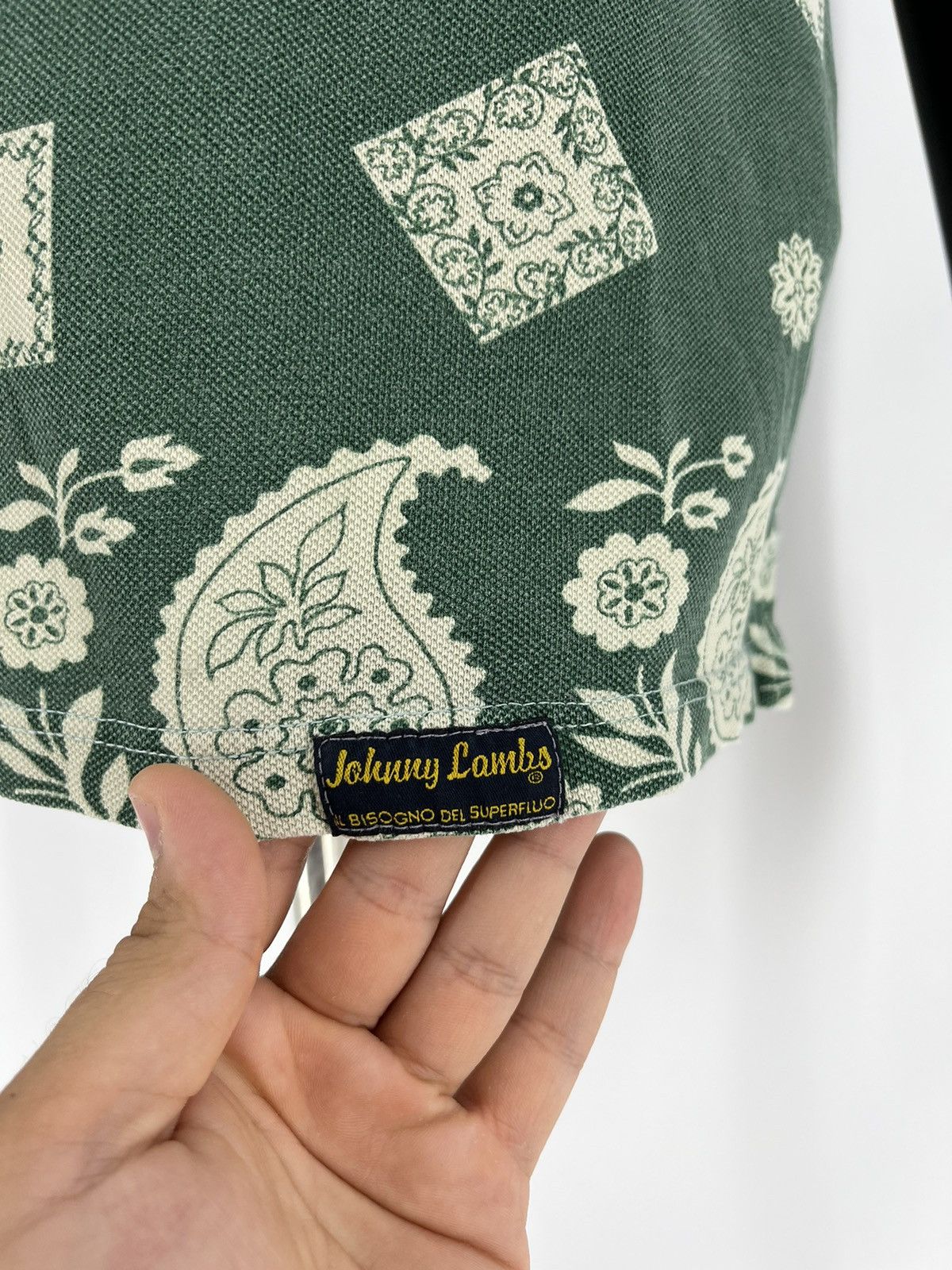 Vintage Vintage Johnny Lambs Milano polo Italy Paisley Size US M / EU 48-50 / 2 - 9 Thumbnail