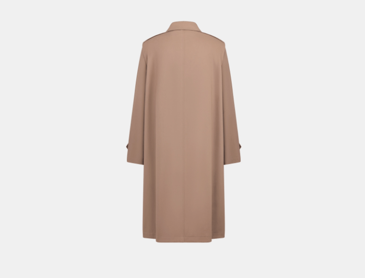 Dior o1w1db11025 513C35 CD Icon Embroidery Trench Coat in Beige Size US M / EU 48-50 / 2 - 2 Thumbnail