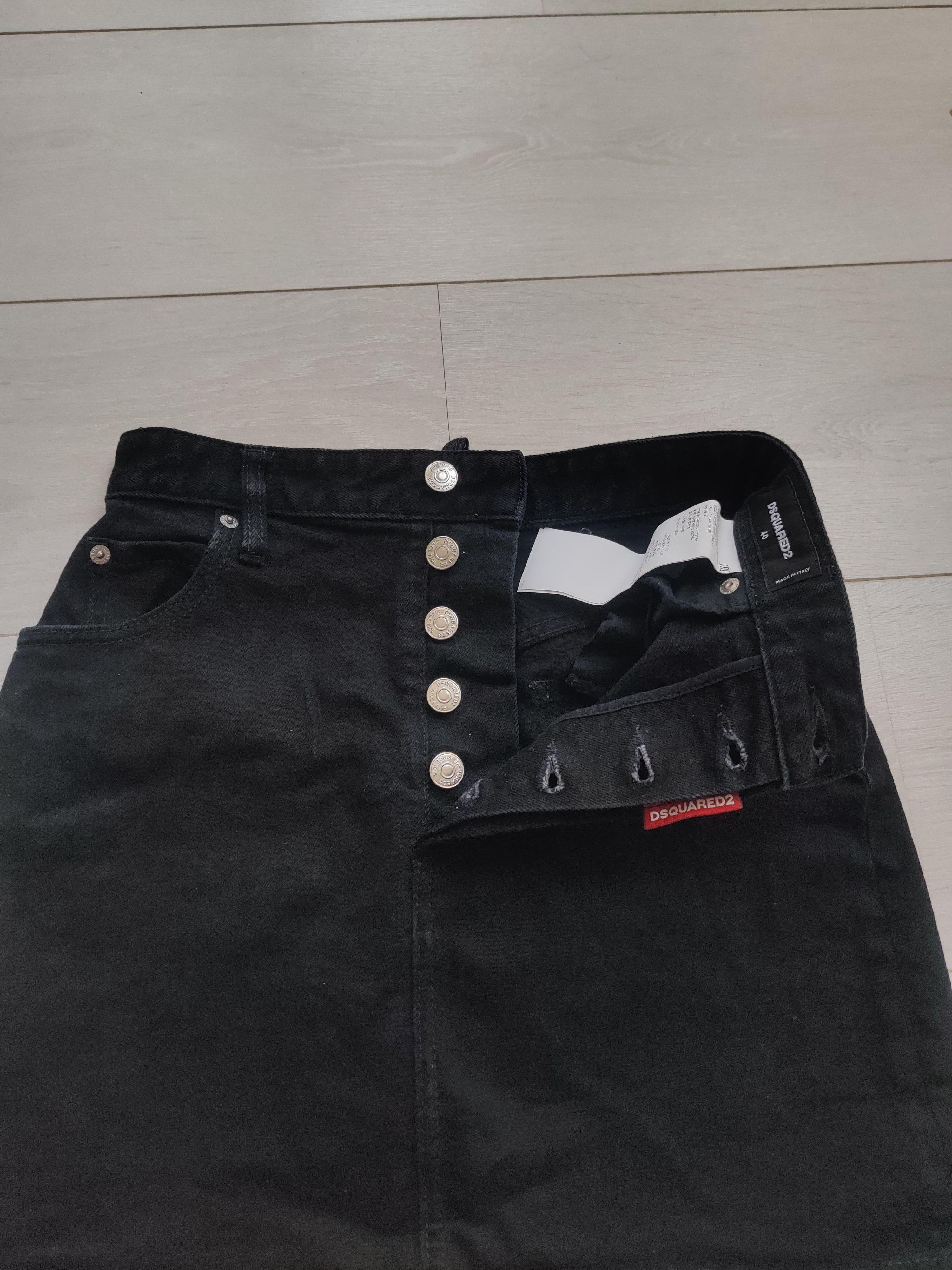 Dsquared2 Dsquared jeans black skirt Size 27" / US 4 / IT 40 - 4 Thumbnail