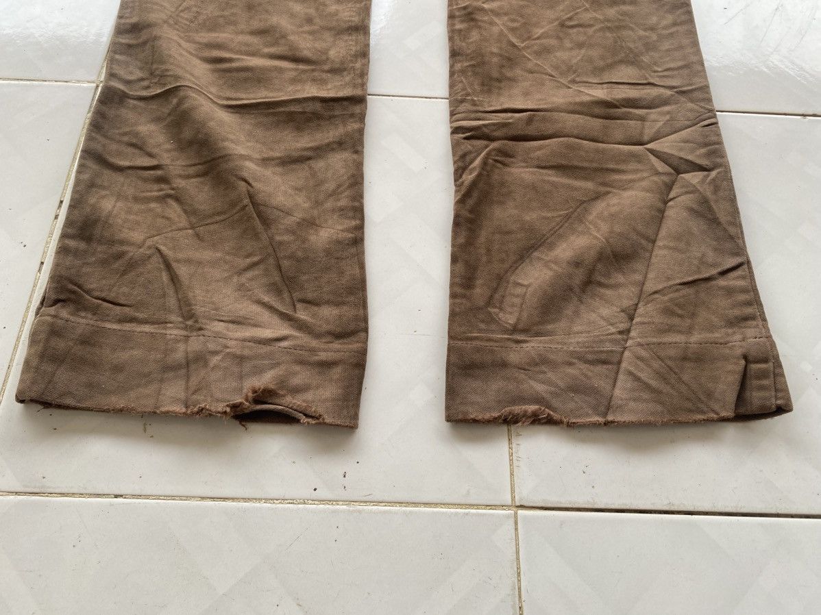 Marithe + Francois Girbaud MFG Distressed Whisky Brown Jeans Size US 32 / EU 48 - 8 Thumbnail