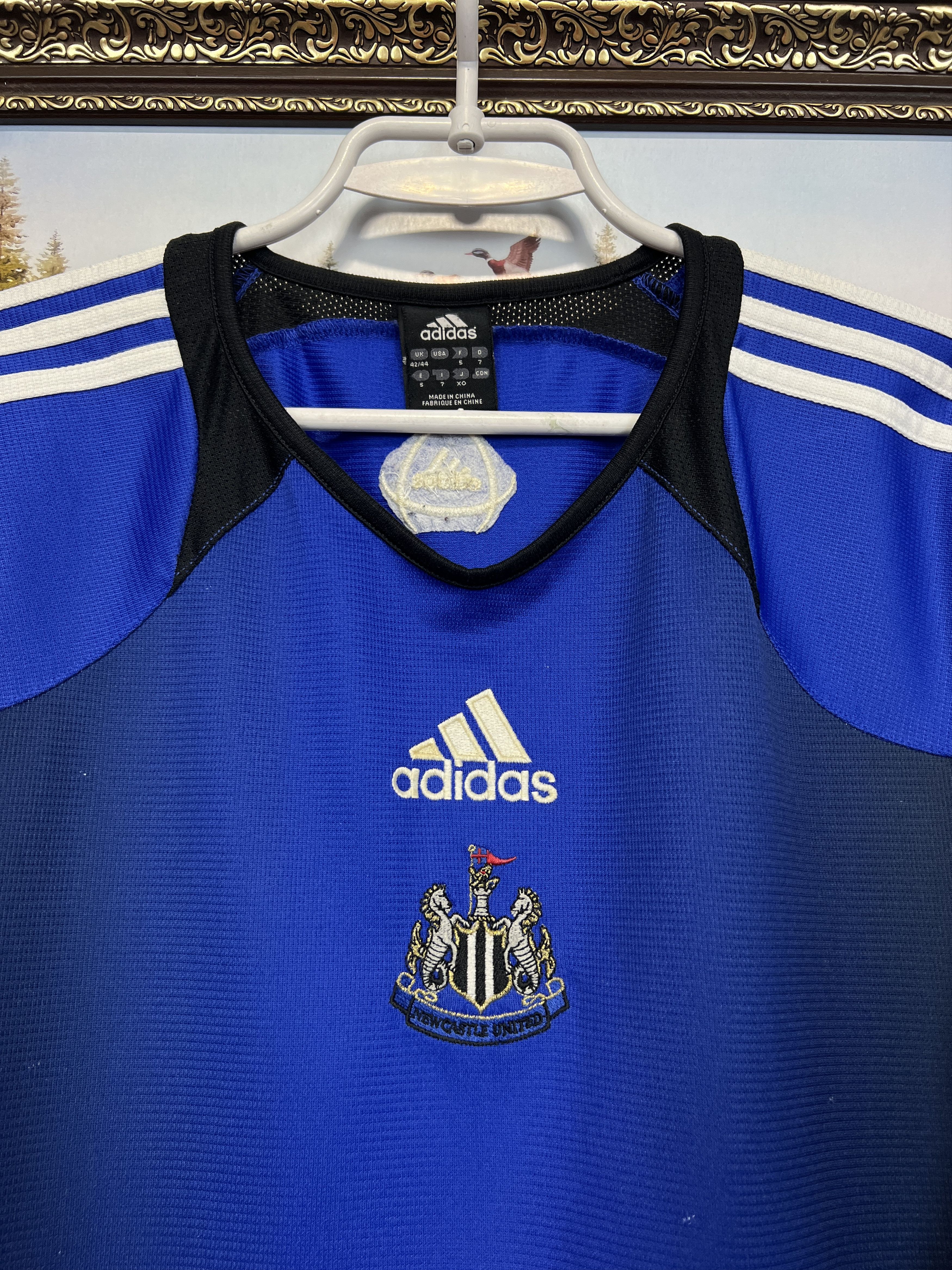 Adidas Vintage Newcastle United Football Train Shirt Soccer Jersey Size US L / EU 52-54 / 3 - 3 Thumbnail