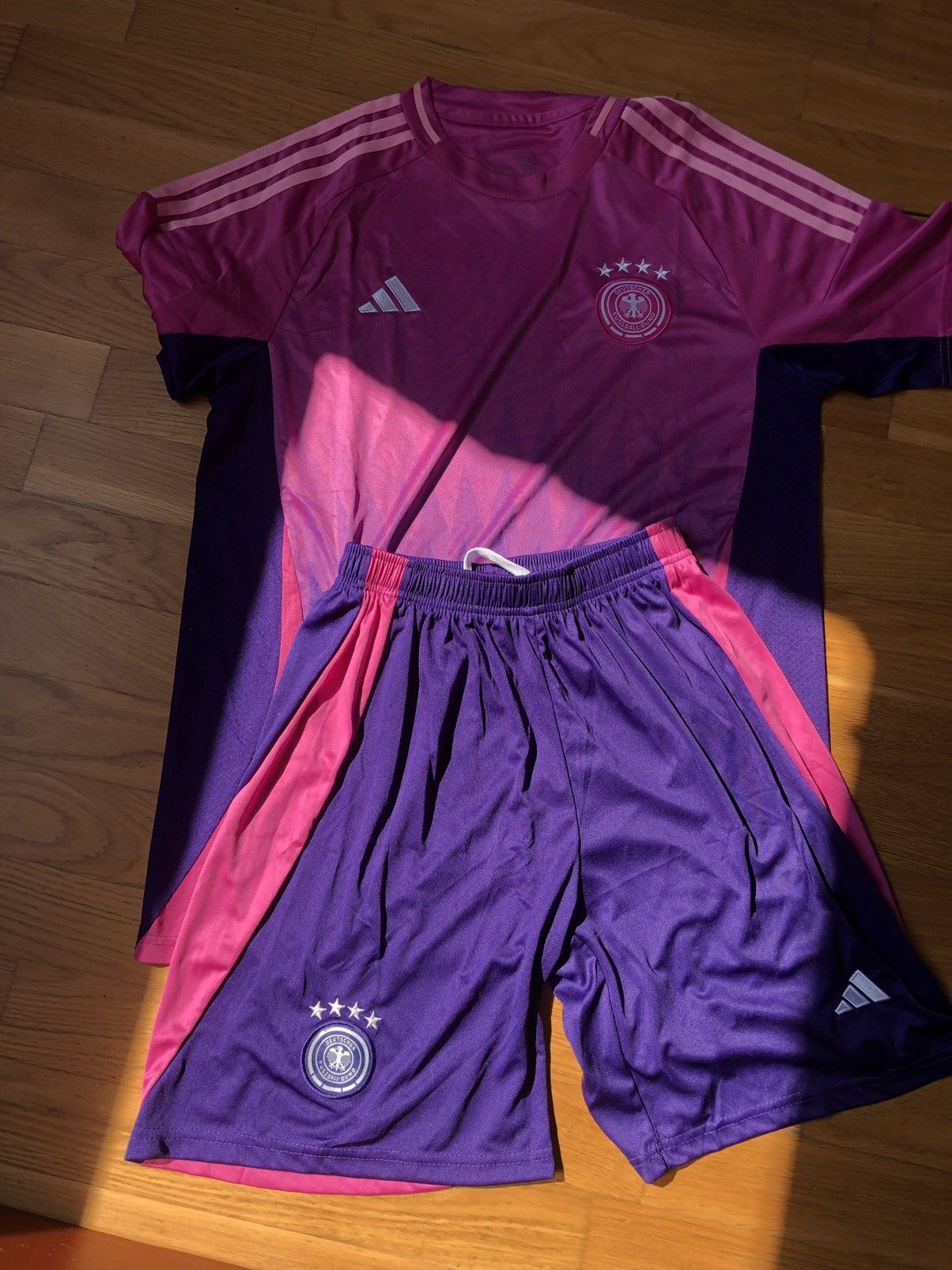 Adidas Germany away kit Size US L / EU 52-54 / 3 - 3 Thumbnail