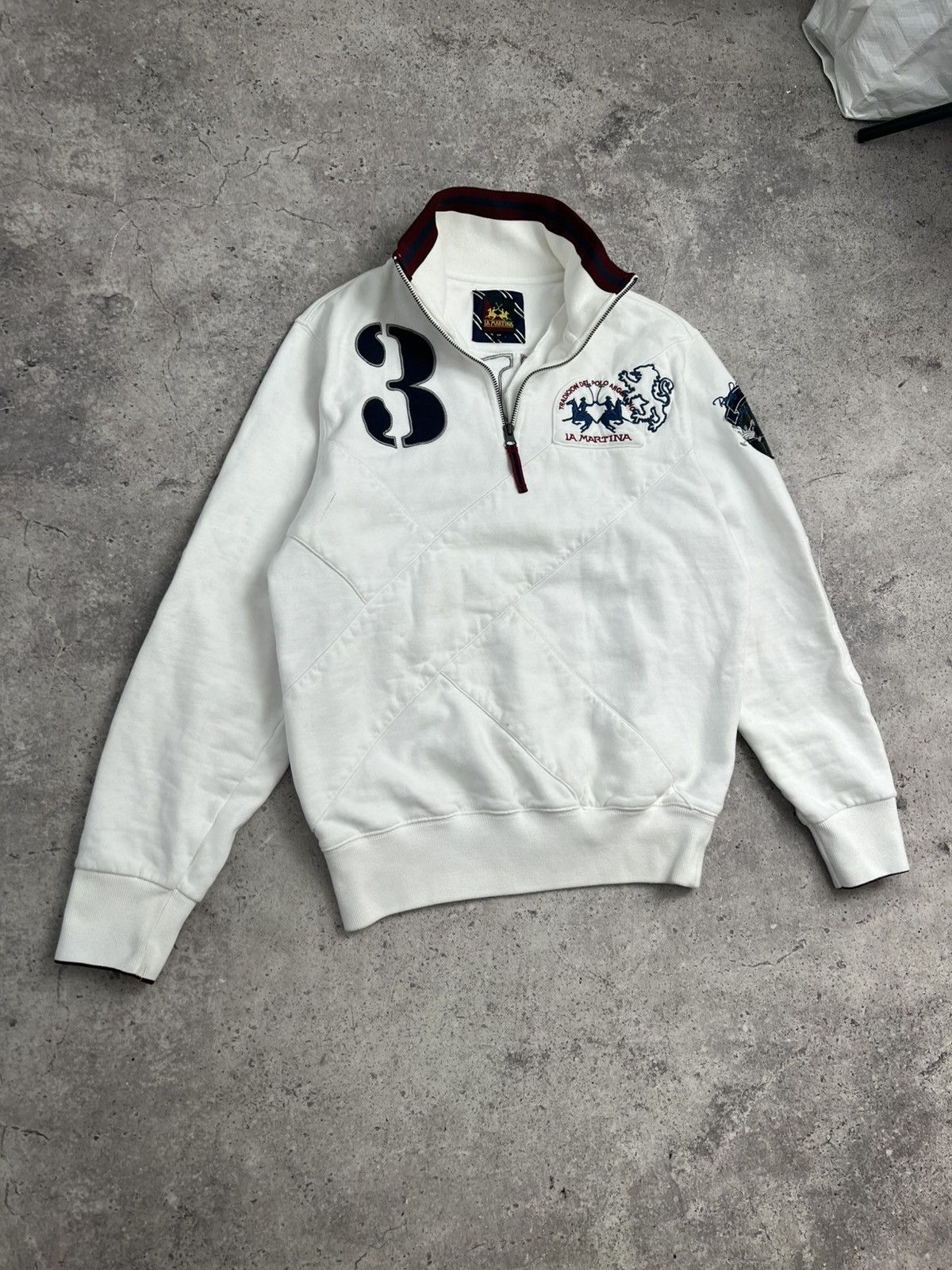 La Martina Vintage La-Martina Zip-Up #3 (Hoodie) Size US M / EU 48-50 / 2 - 2 Thumbnail