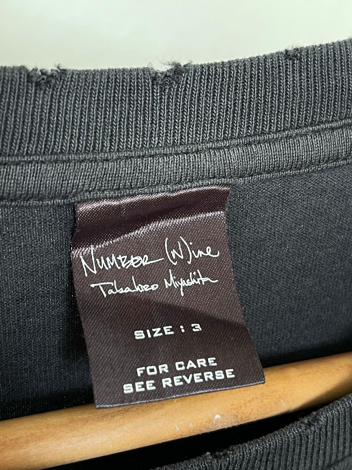Number (N)ine Number Nine SS06 Welcome To The Shadow Tee Size US L / EU 52-54 / 3 - 4 Thumbnail