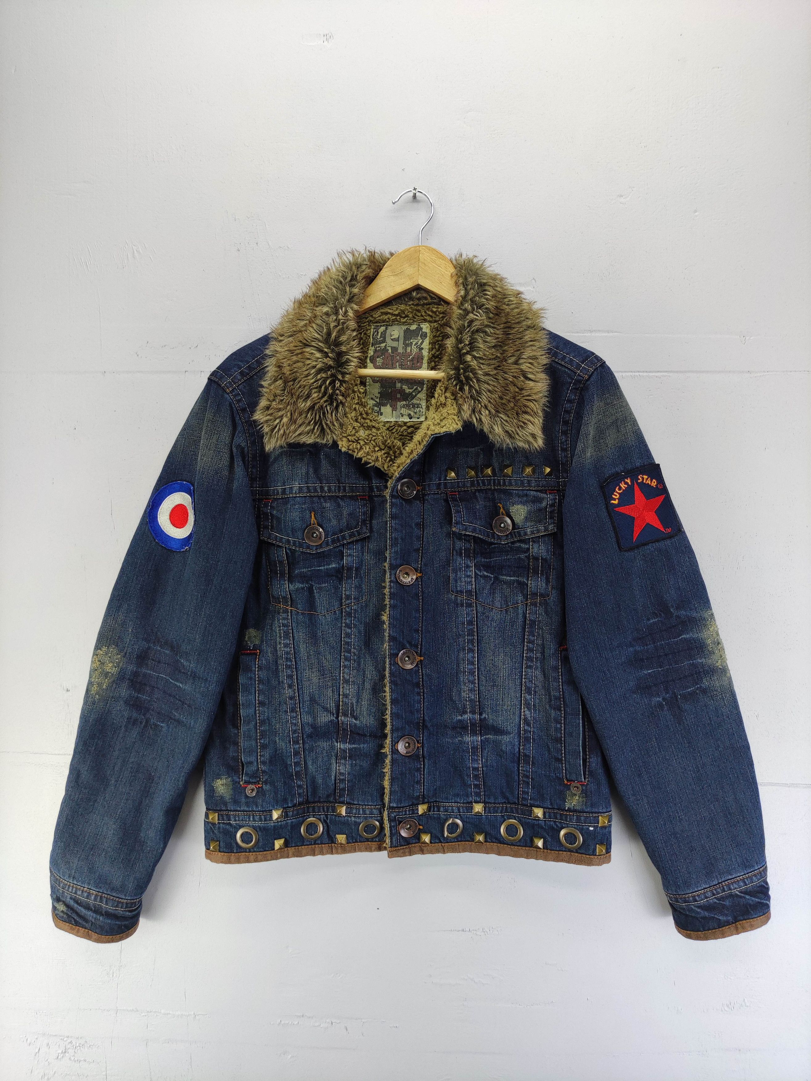Japanese Brand Vintage Denim Jacket Distress Lining Fleece Size US M / EU 48-50 / 2 - 1 Thumbnail