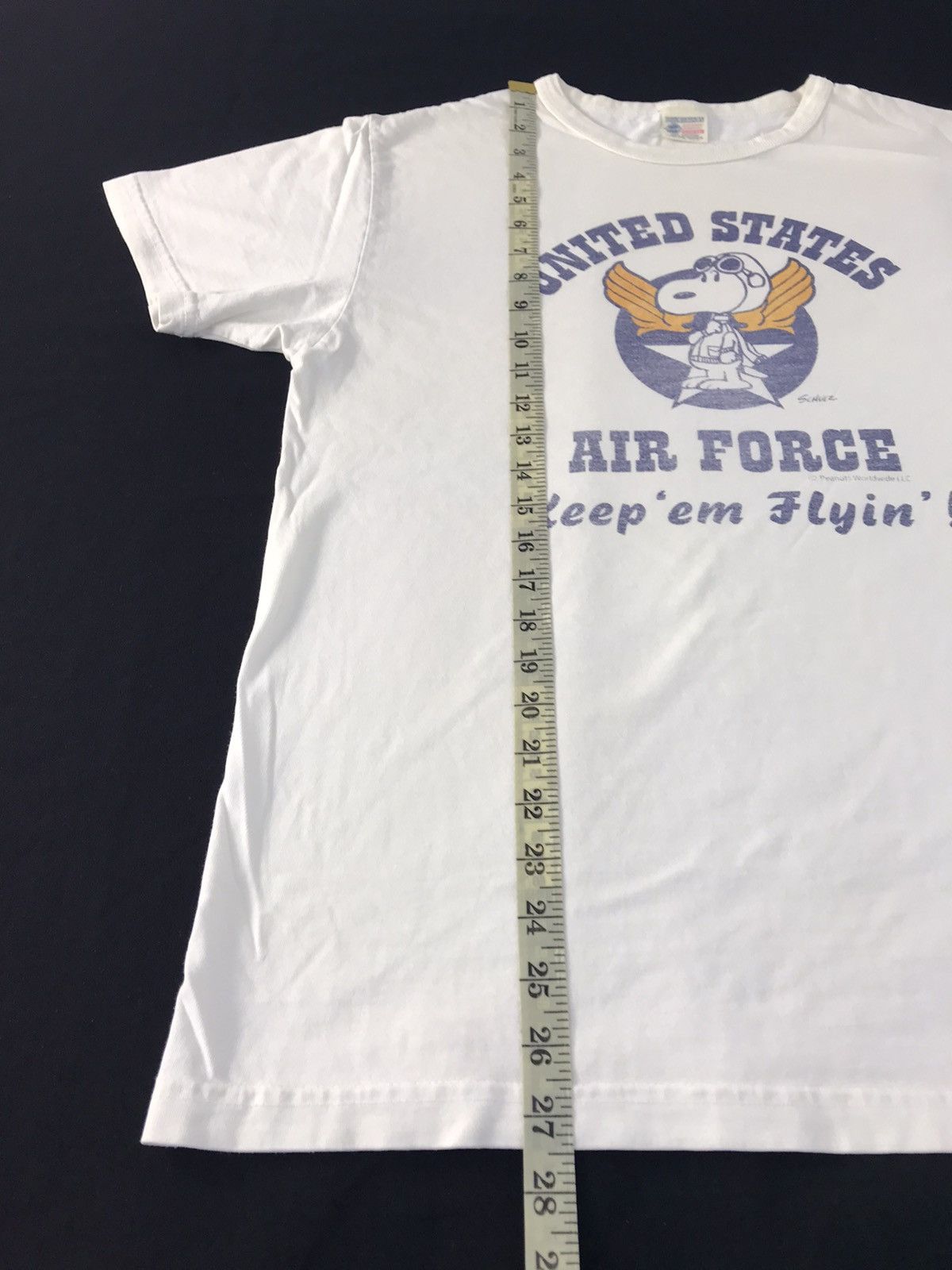 Buzz Rickson's 90s Buzz Rickson X Peanuts Usaf Toyo Enterprise Tee Size US M / EU 48-50 / 2 - 13 Thumbnail