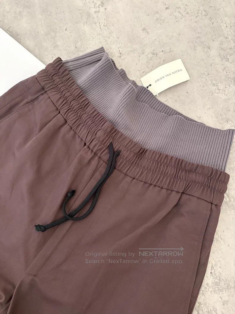 Dries Van Noten Dries Van Noten Brown Double-waist Casual Pants Size US 30 / EU 46 - 2 Thumbnail