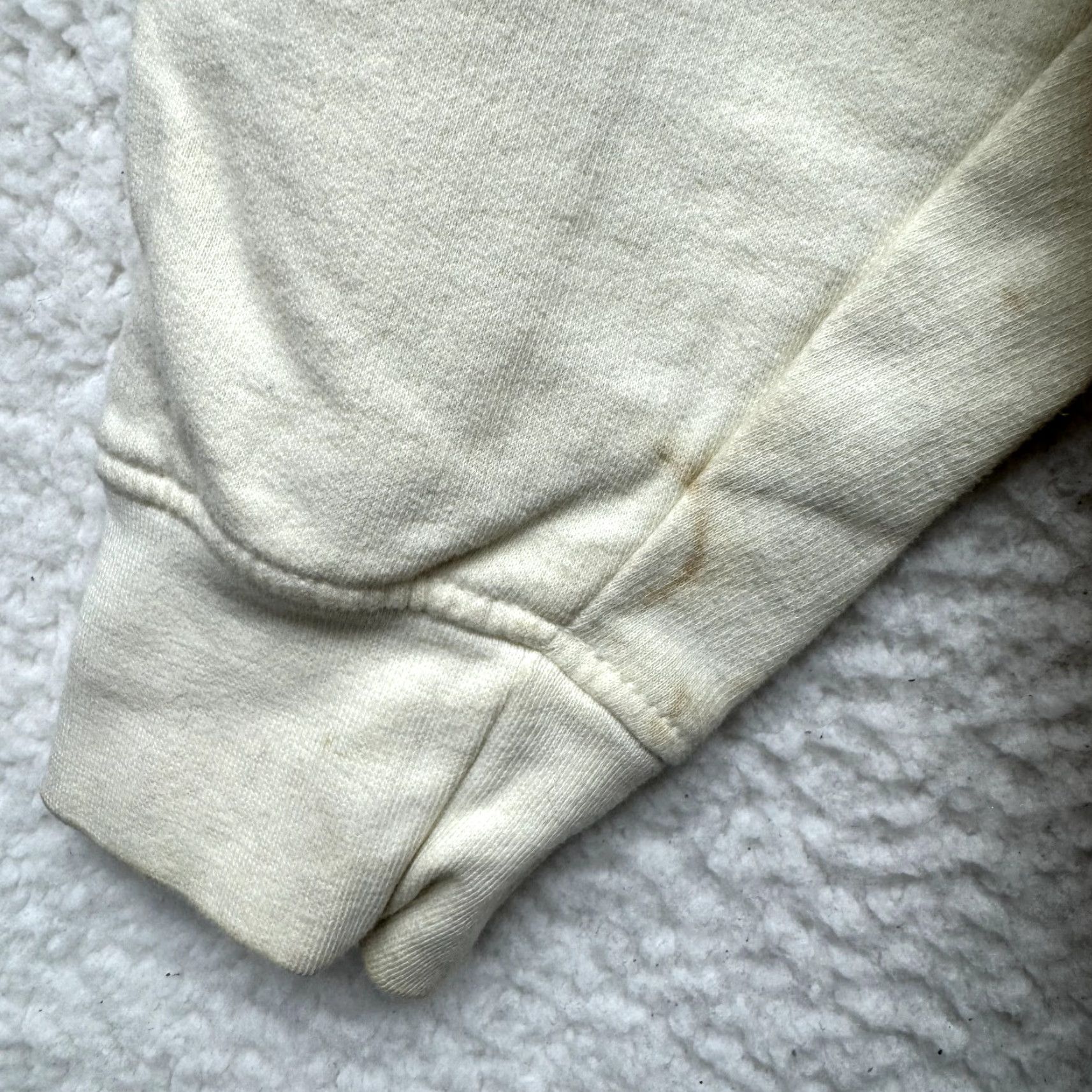 Vintage VINTAGE Exsto Hoodie Sweatshirt Pullover M Mens Camouflage Ivory Grunge 90s Casual Size US M / EU 48-50 / 2 - 4 Thumbnail