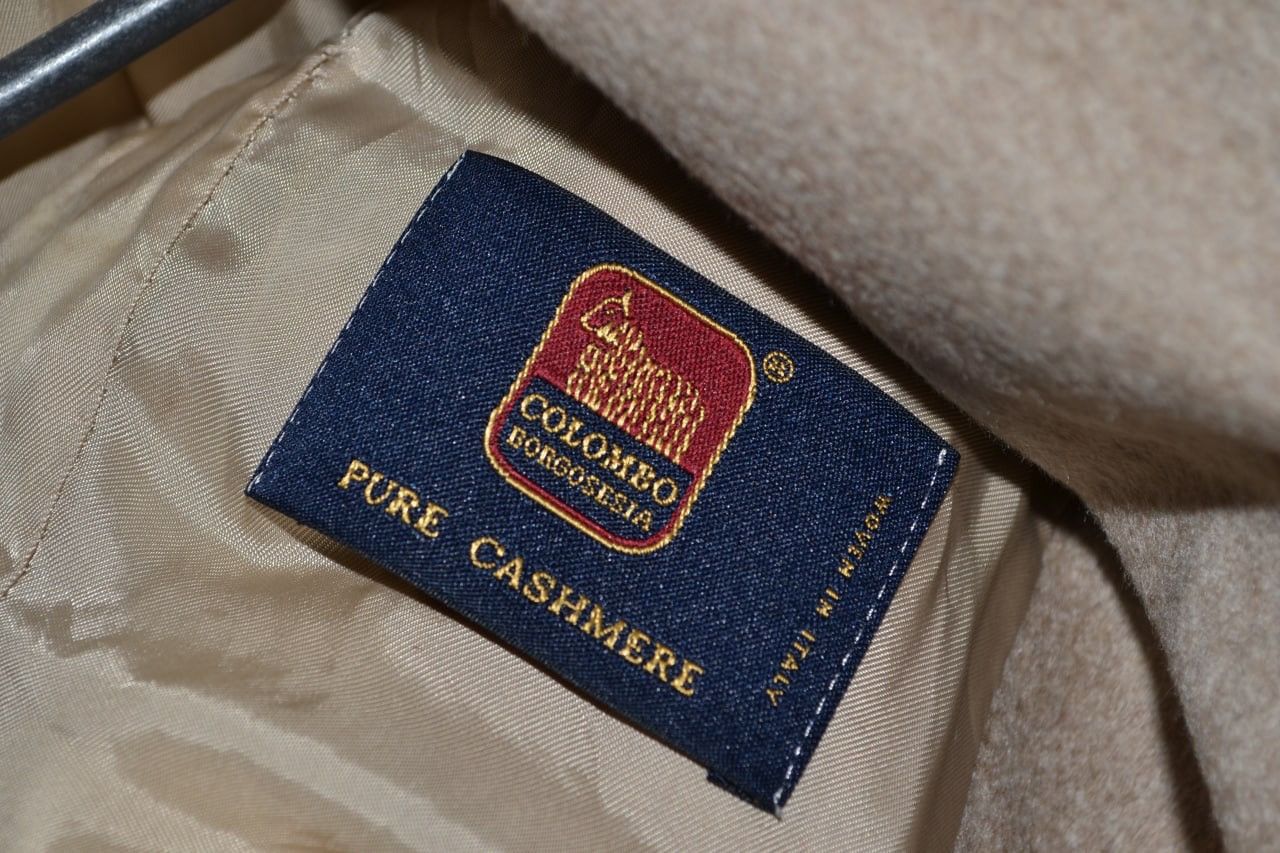 Colombo × Vintage COLOMBO BORGOSESIA BEIGE PURE CASHMERE STRAIGHT BLAZER Size XS / US 0-2 / IT 36-38 - 8 Thumbnail