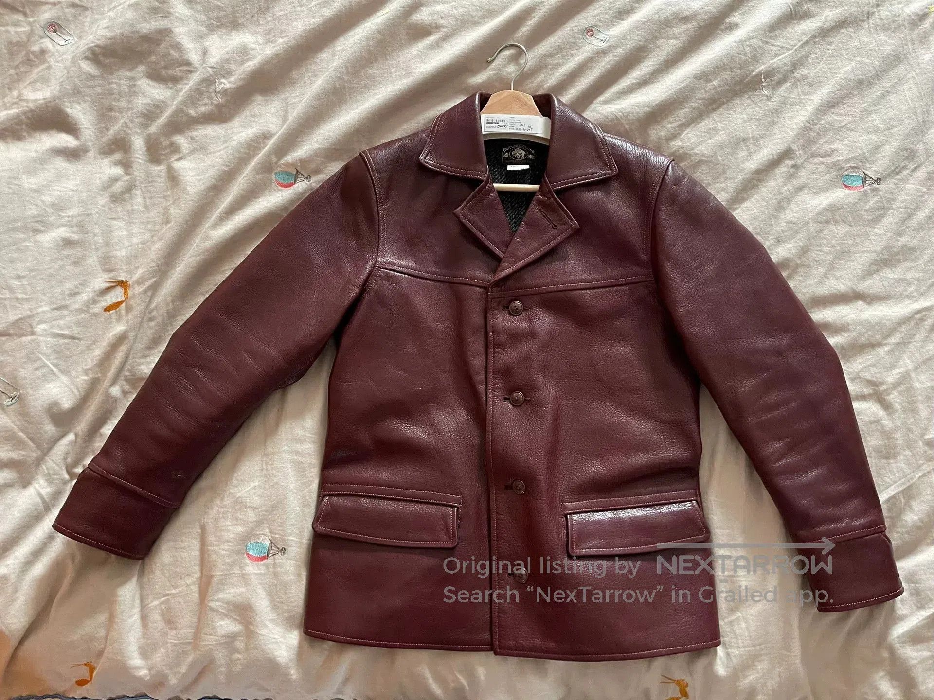 Freewheelers burgundy leather jacket with great condition. Size US M / EU 48-50 / 2 - 4 Thumbnail