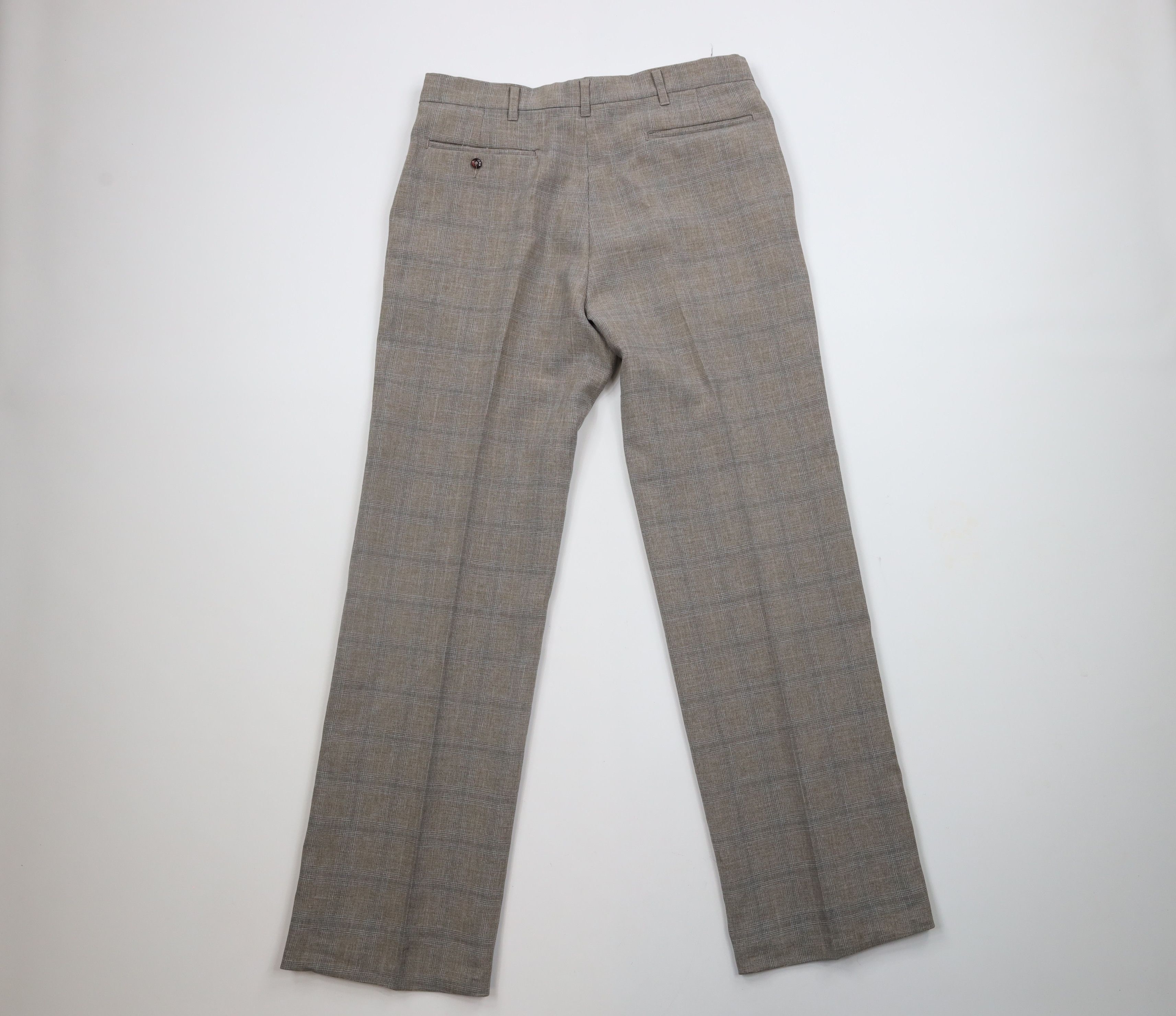 Vintage Vintage 70s Streetwear Bell Bottoms Chino Pants Plaid USA Size US 32 / EU 48 - 8 Thumbnail