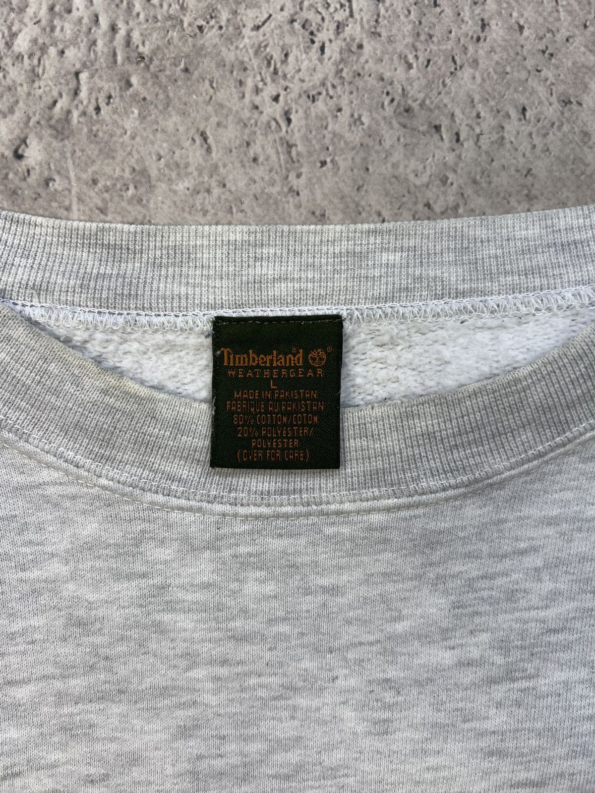 Timberland × Vintage Vintage Timberland Sweatshirt Crewneck Spellout Big Logo Size US L / EU 52-54 / 3 - 6 Thumbnail