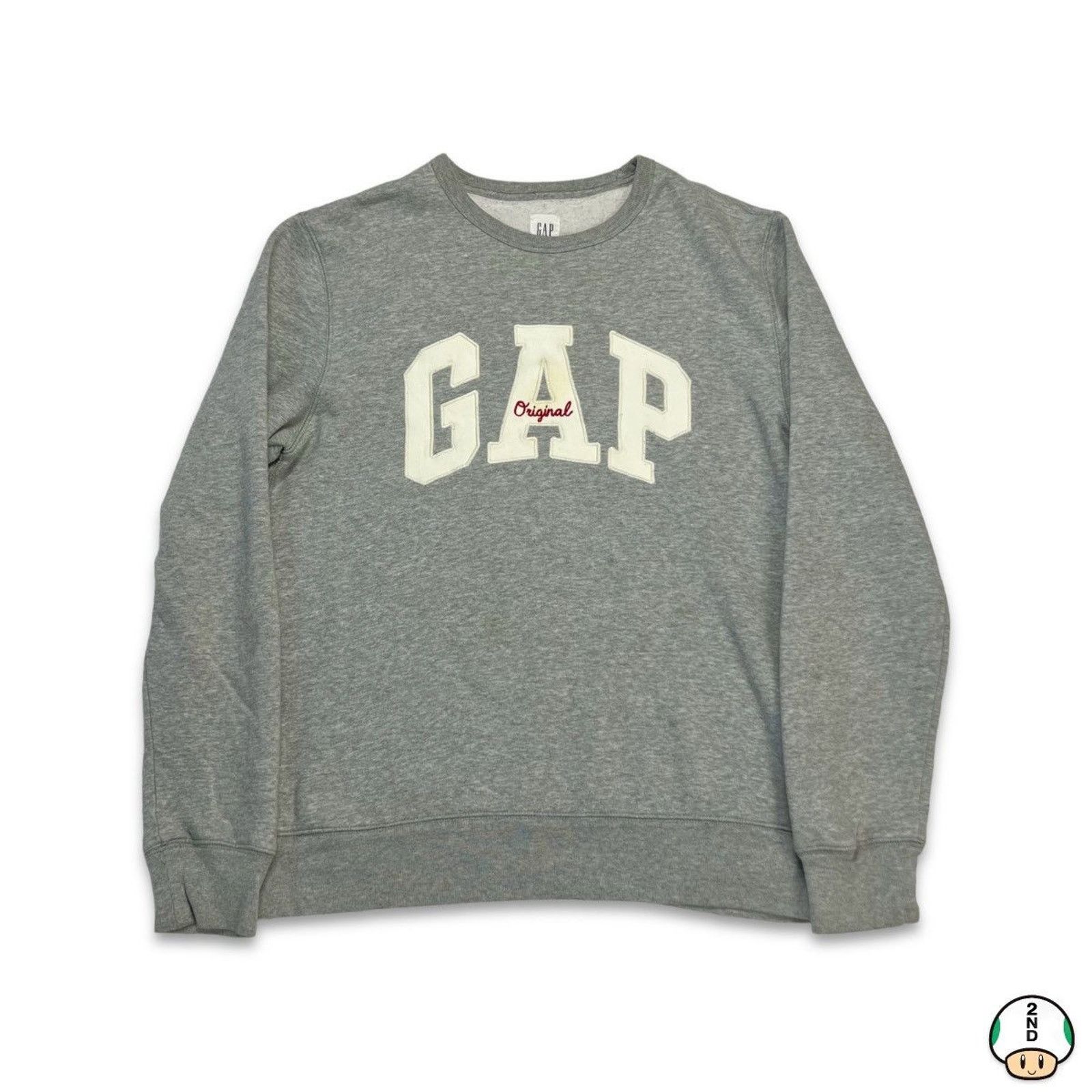 Gap × Vintage Gap Original Sweatshirt Classic Spell Out Pullover Crewneck Size US M / EU 48-50 / 2 - 1 Thumbnail