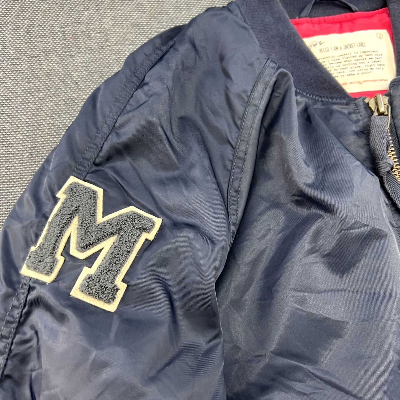 Vintage Odd Molly Womens Bomber Jacket Size 2 Patchwork Embroidered Blue Full Zip Navy Jacket Womens Size XS / US 0-2 / IT 36-38 - 4 Thumbnail