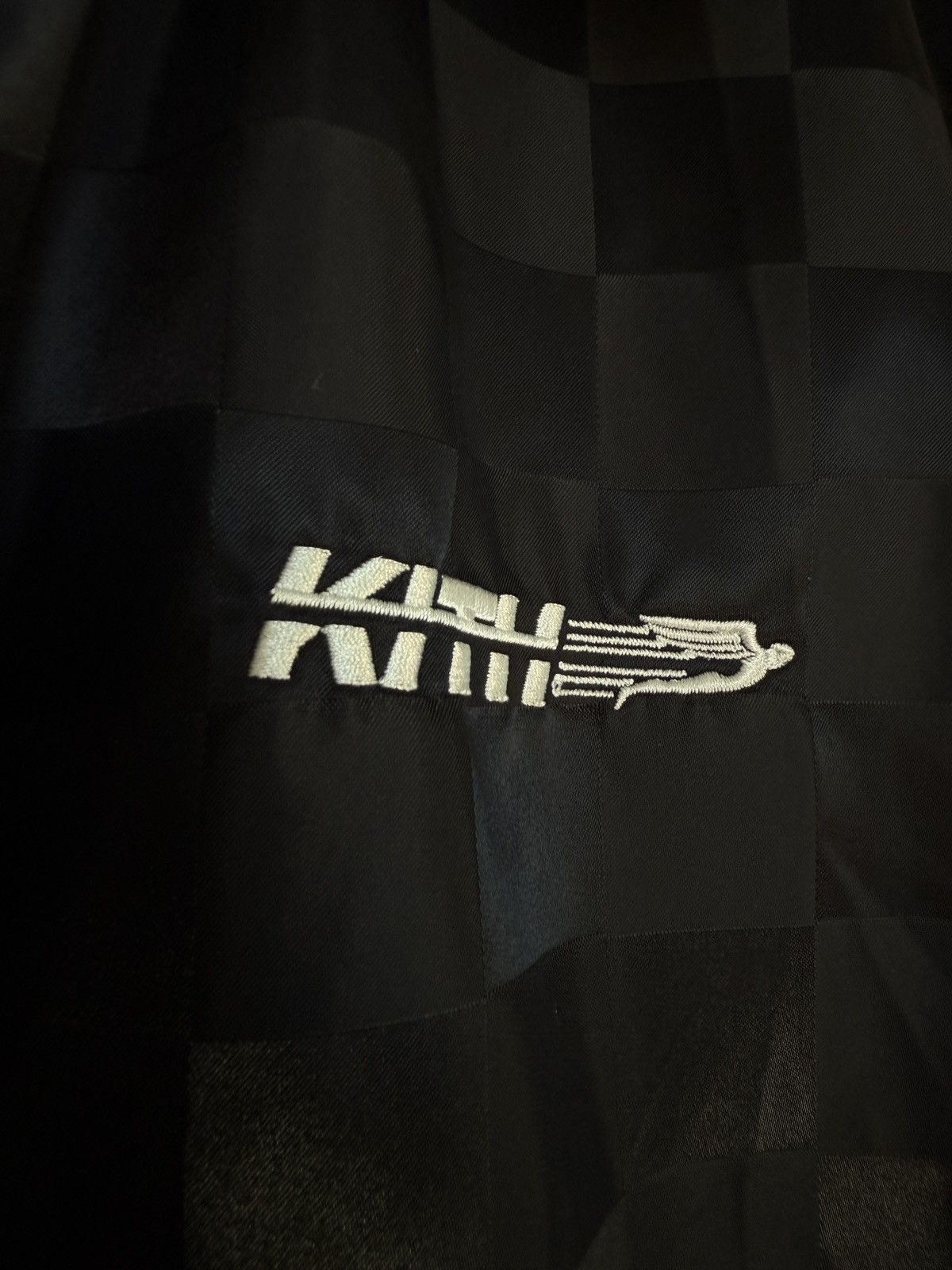 Kith KITH Needles Black Checker‑Pattern Nylon Coaches Jacket Size US M / EU 48-50 / 2 - 4 Thumbnail