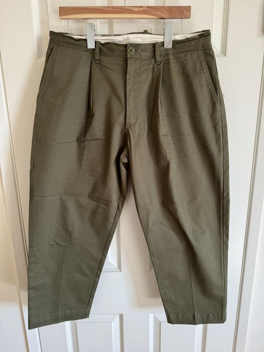 Neighborhood Neighborhood Tuck C-PT Pants - Olive Drab | Grailed