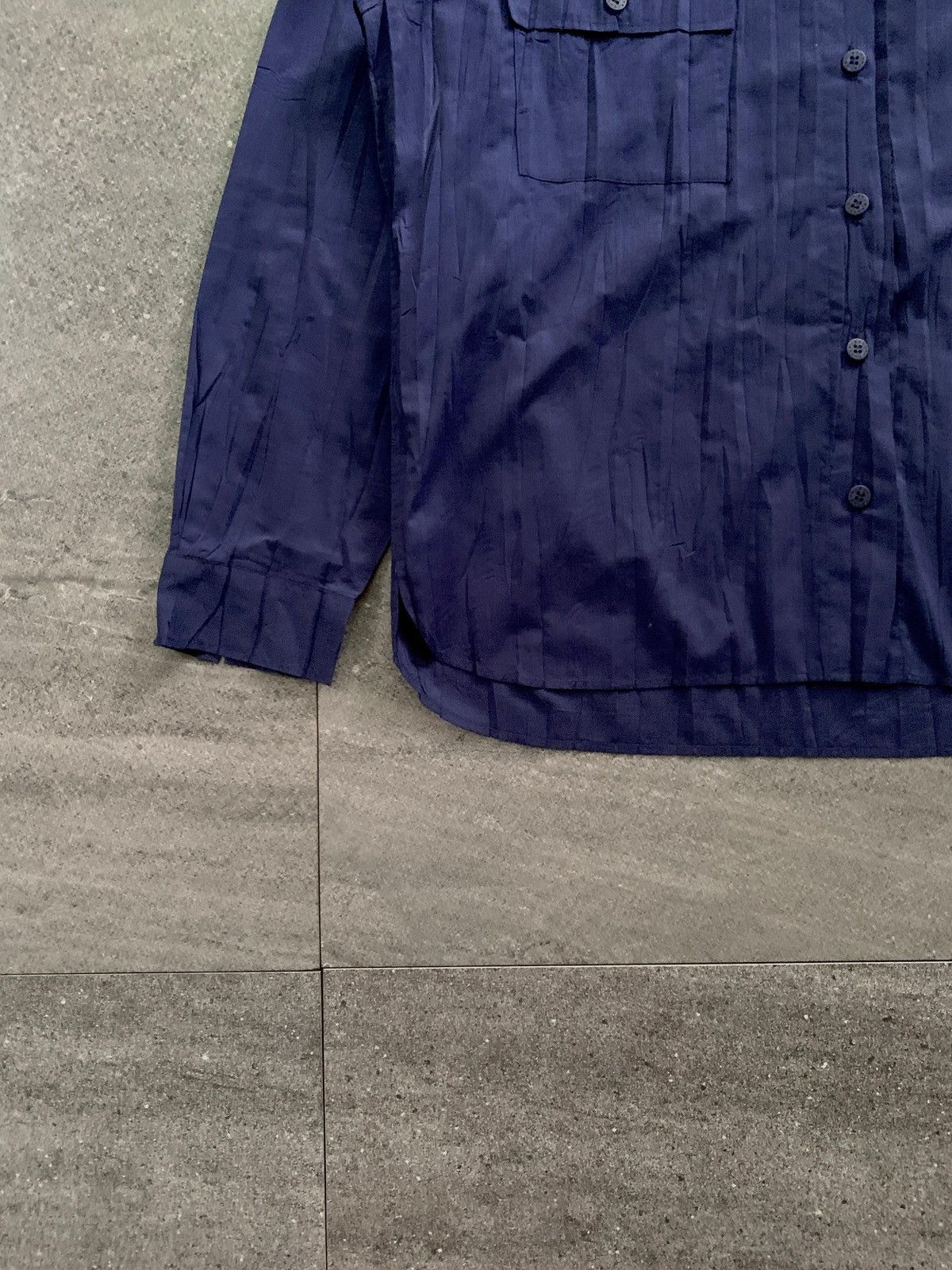 Pleats Please Issey Miyake Double Pocket Pleated Shirt Size US S / EU 44-46 / 1 - 3 Thumbnail