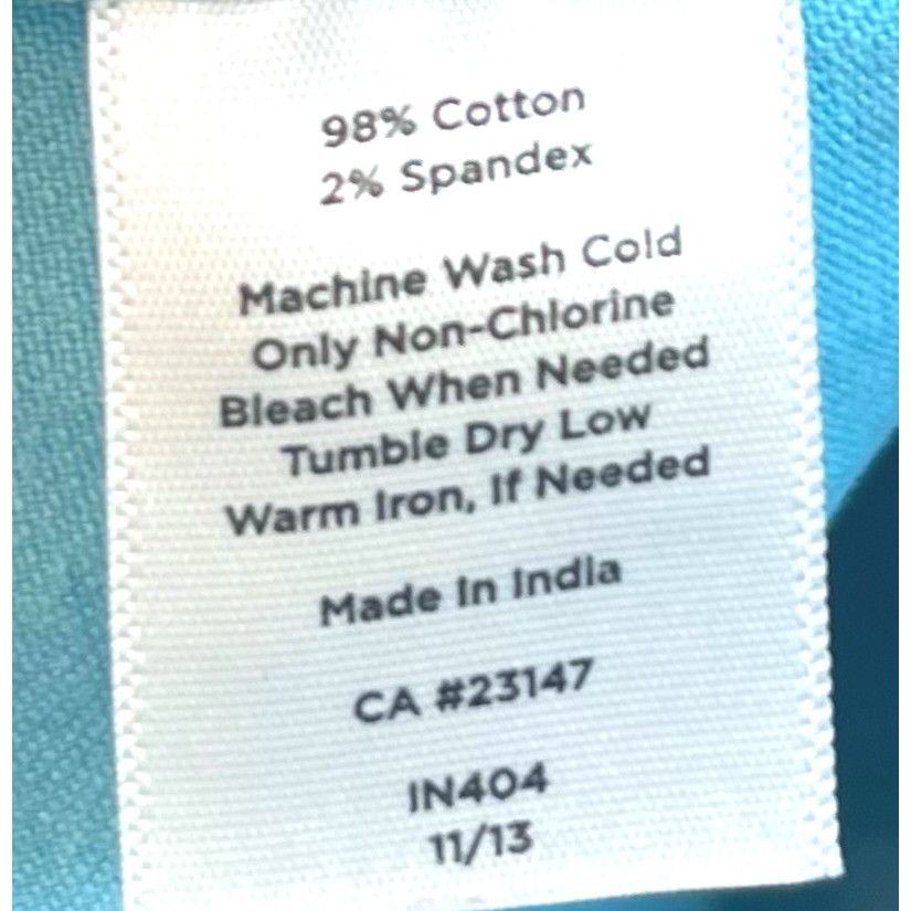 Talbots Talbots Heritage Ankle Jeans Women's 10 Turquoise Stretch Size 30" / US 8 / IT 44 - 7 Thumbnail