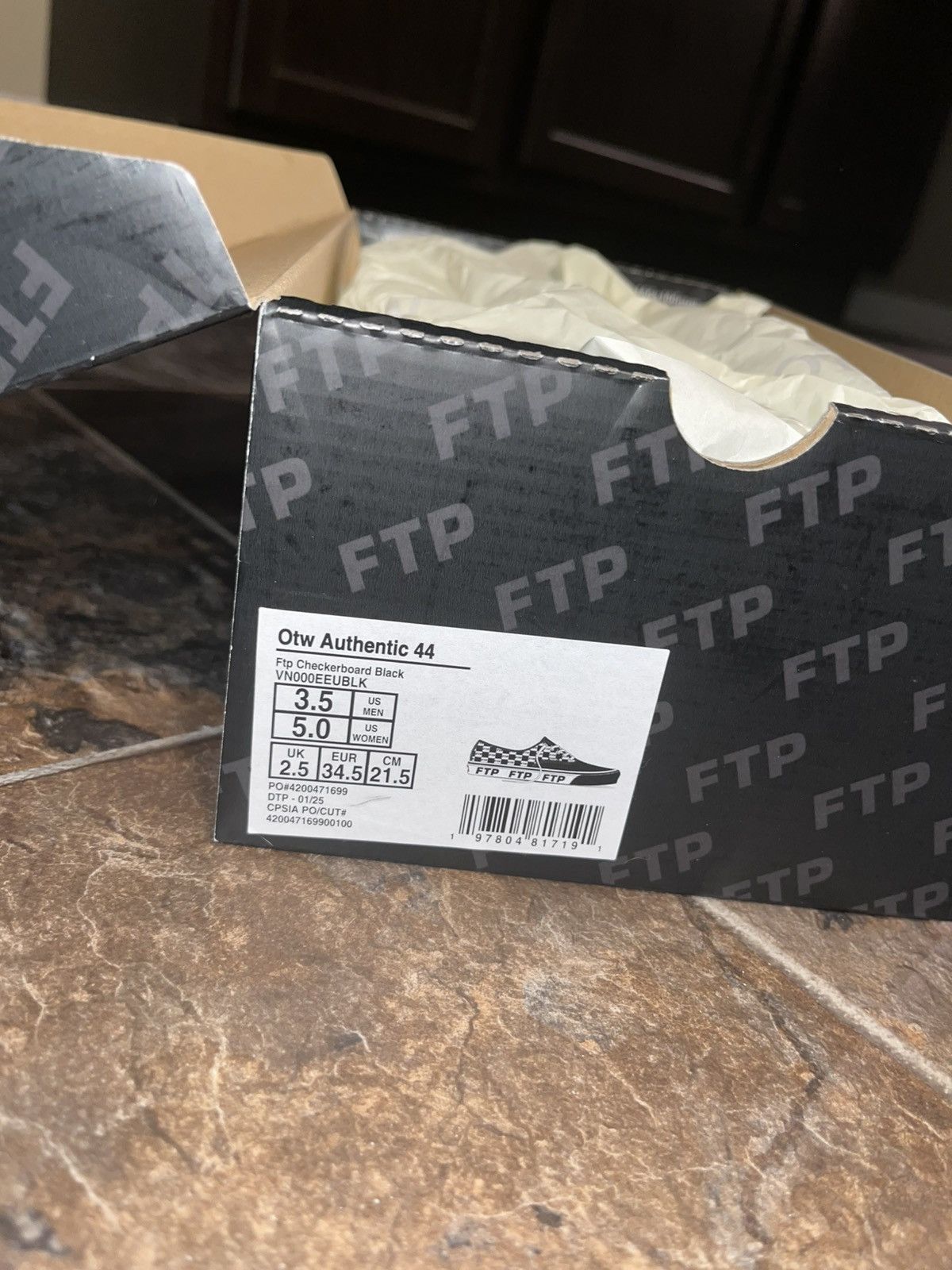 Fuck The Population Vans FTP size 5 girls/woman Size US 5 / EU 37 - 5 Thumbnail
