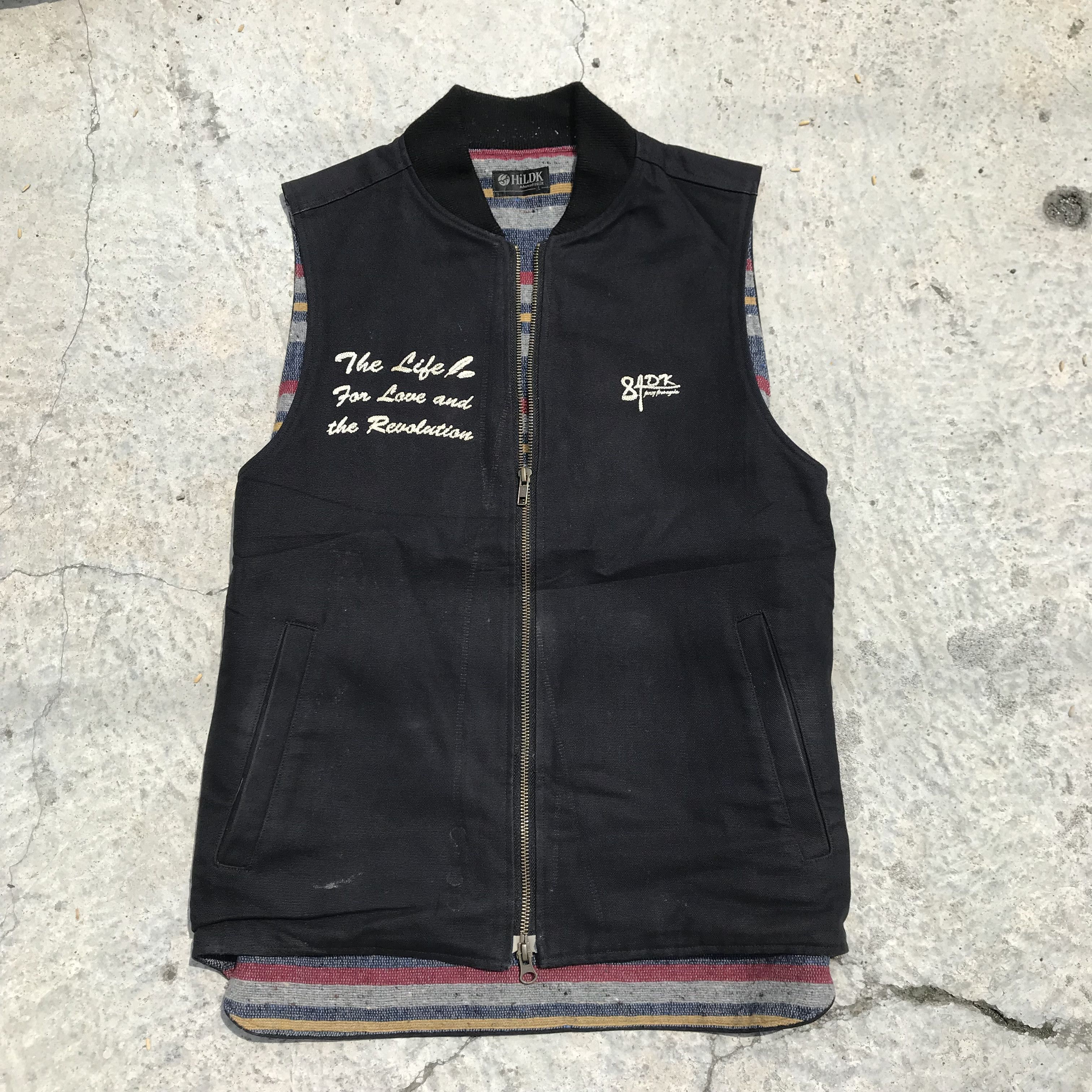 Japanese Brand Japanese Rugged Vest Hildk 81Dk FFA TYPEFONT Biker America Size US L / EU 52-54 / 3 - 12 Thumbnail