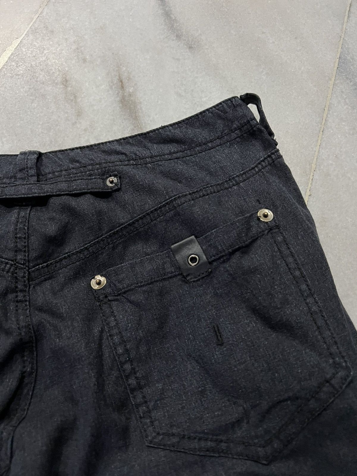If Six Was Nine × Tornado Mart TORNADO MART CARGO BONDAGE PUNK SHORT PANTS RARE DESIGN Size US 32 / EU 48 - 12 Thumbnail