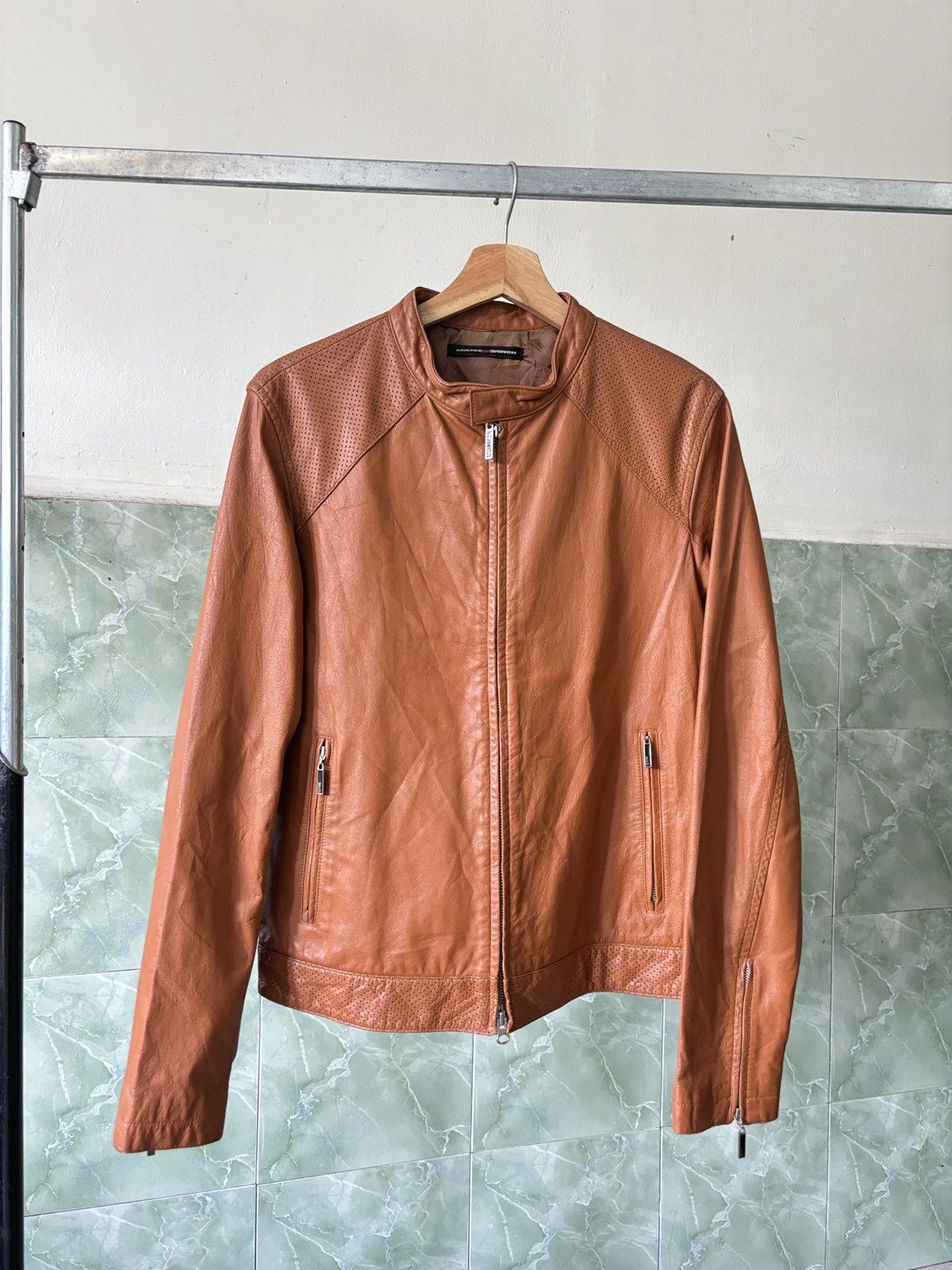 Gaultier Homme Objet JPG Gaultier Homme Objet Biker Leather Jacket Size US M / EU 48-50 / 2 - 1 Thumbnail