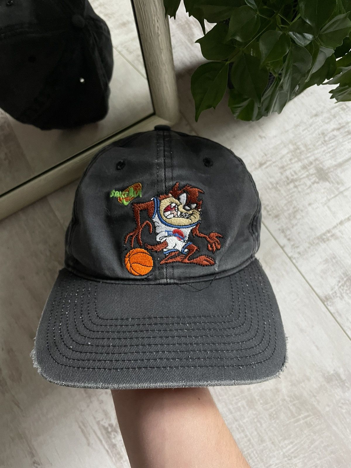 Vintage × Warner Bros Vintage Taz Devil 1996 Warner Bros Space Jam Faded Hat Cap Size ONE SIZE - 2 Thumbnail