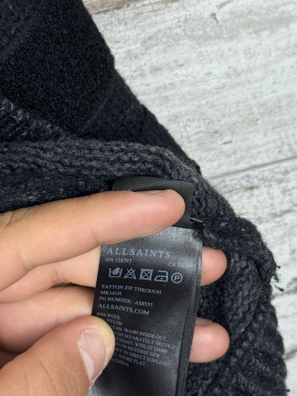 Allsaints Vintage AllSaints TATTON ZIP THROUGH jacket bombers wool Size US M / EU 48-50 / 2 - 12 Thumbnail