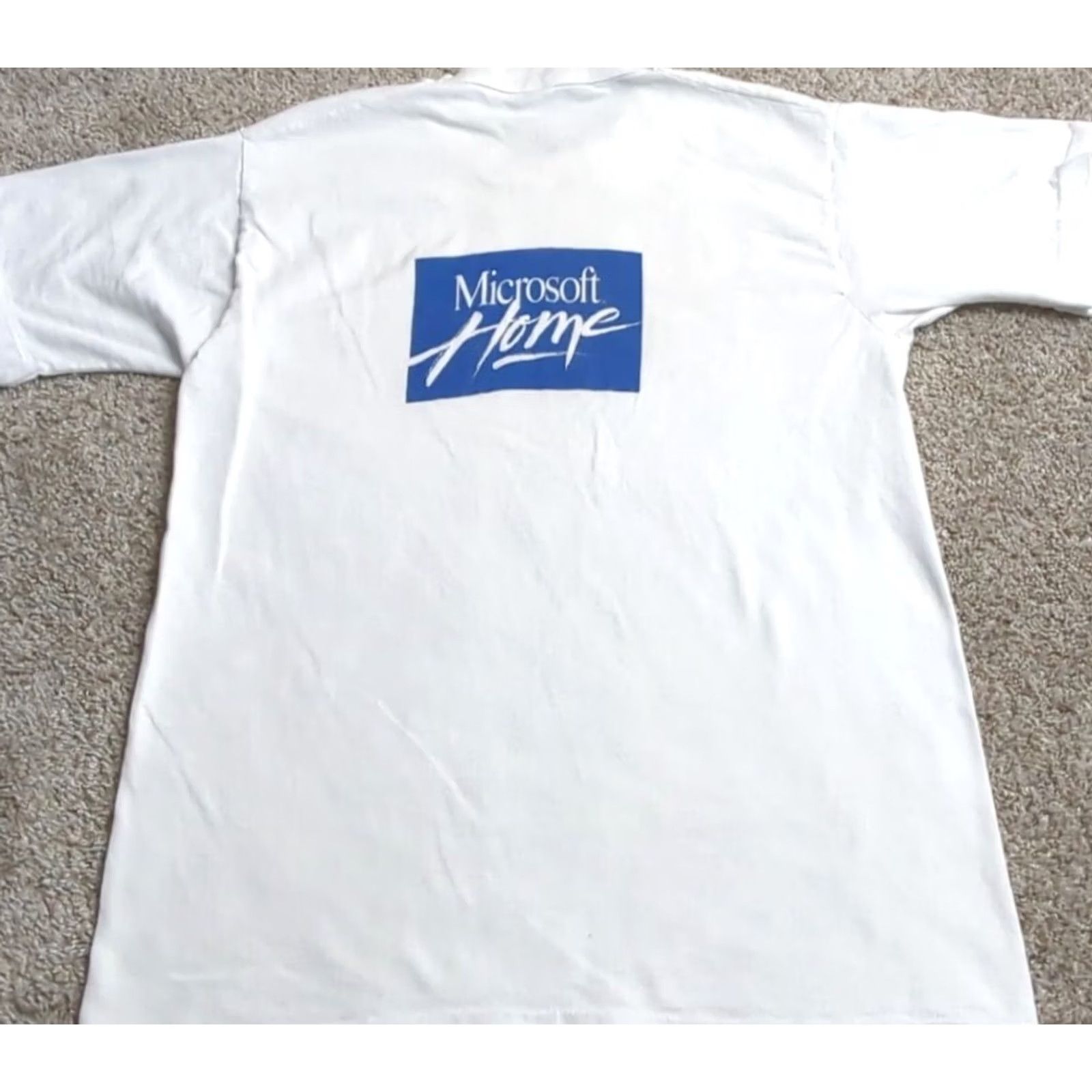 Fruit Of The Loom VINTAGE Microsoft Home Shirt ExplorasauraBus USA Made Computer PC Windows Medium Size US M / EU 48-50 / 2 - 2 Thumbnail