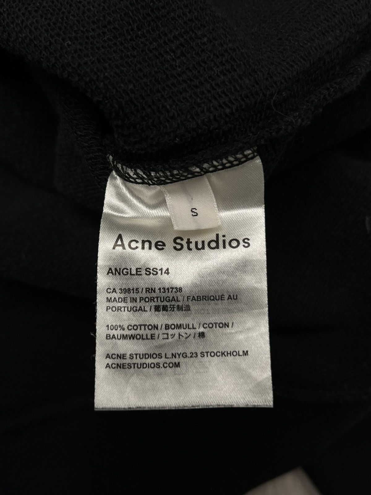 Acne Studios Acne Studios black sweatshirt Size S / US 4 / IT 40 - 5 Thumbnail