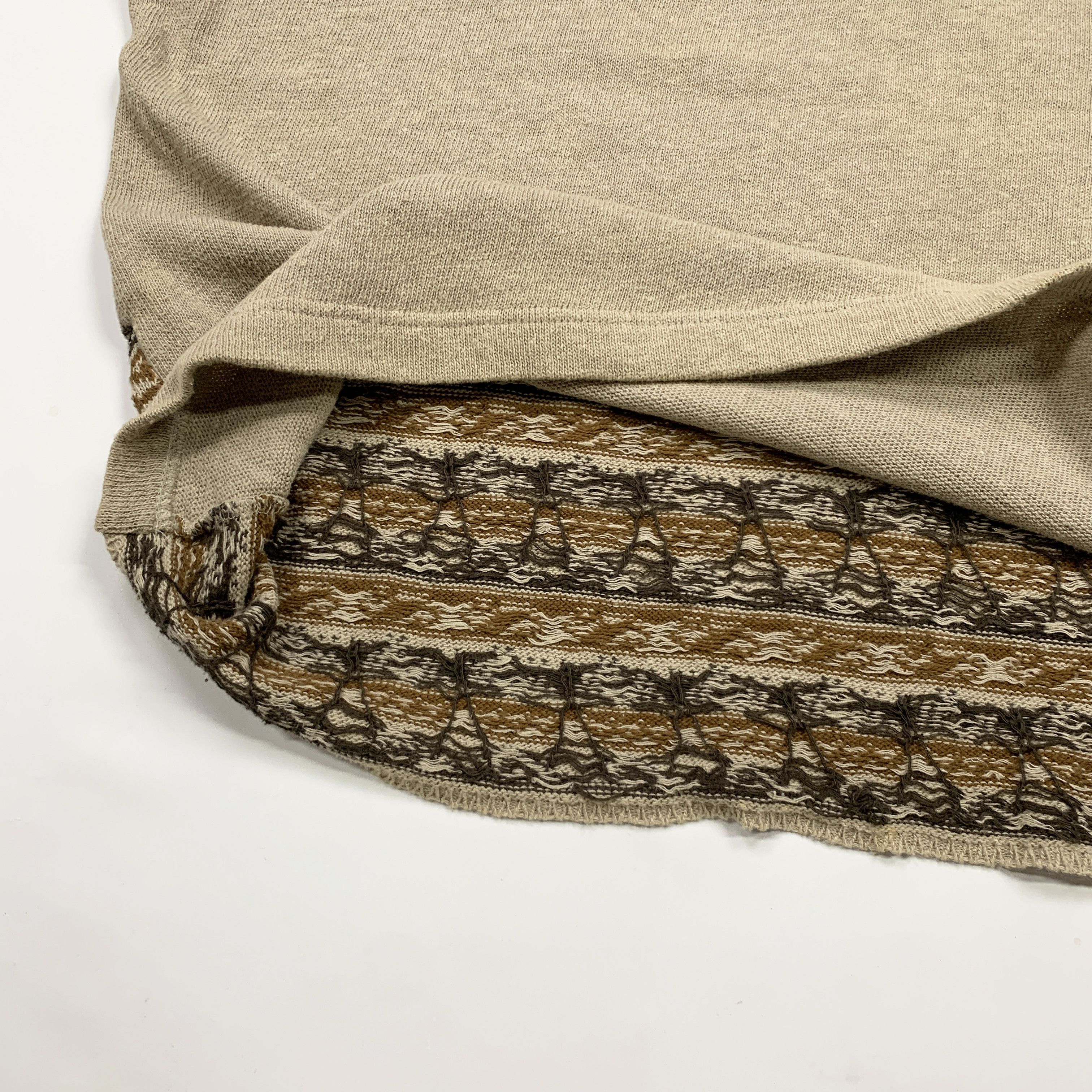 Comme des Garcons Homme × Comme des Garcons Homme Plus 1997 Patterned Knit T-Shirt Size US M / EU 48-50 / 2 - 6 Thumbnail