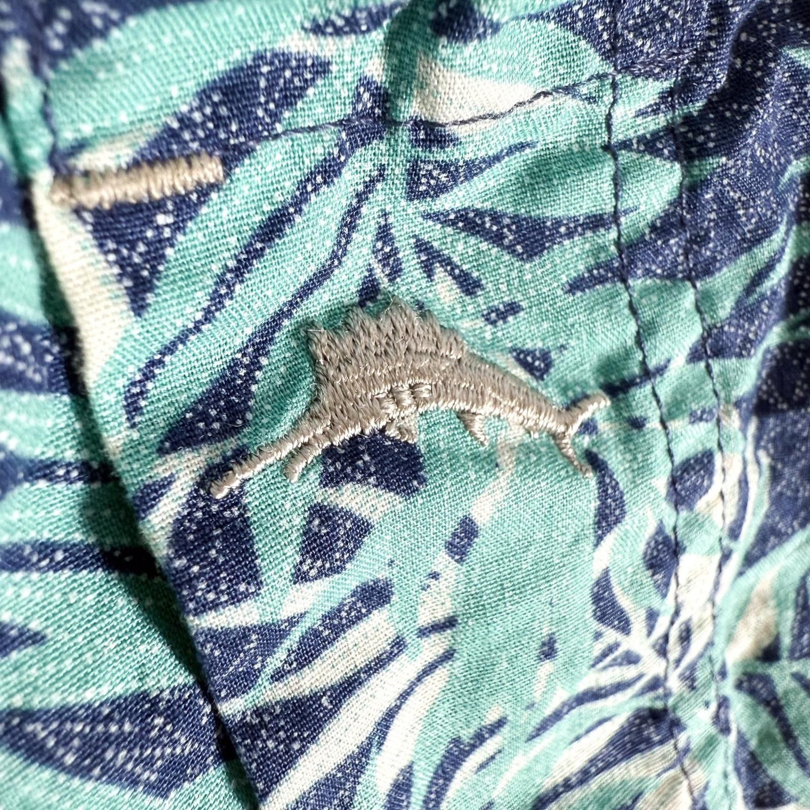 Tommy Bahama Tommy Bahama Shorts Mens XL Blue Palm Print Swim Trunks Size US 36 / EU 52 - 3 Thumbnail