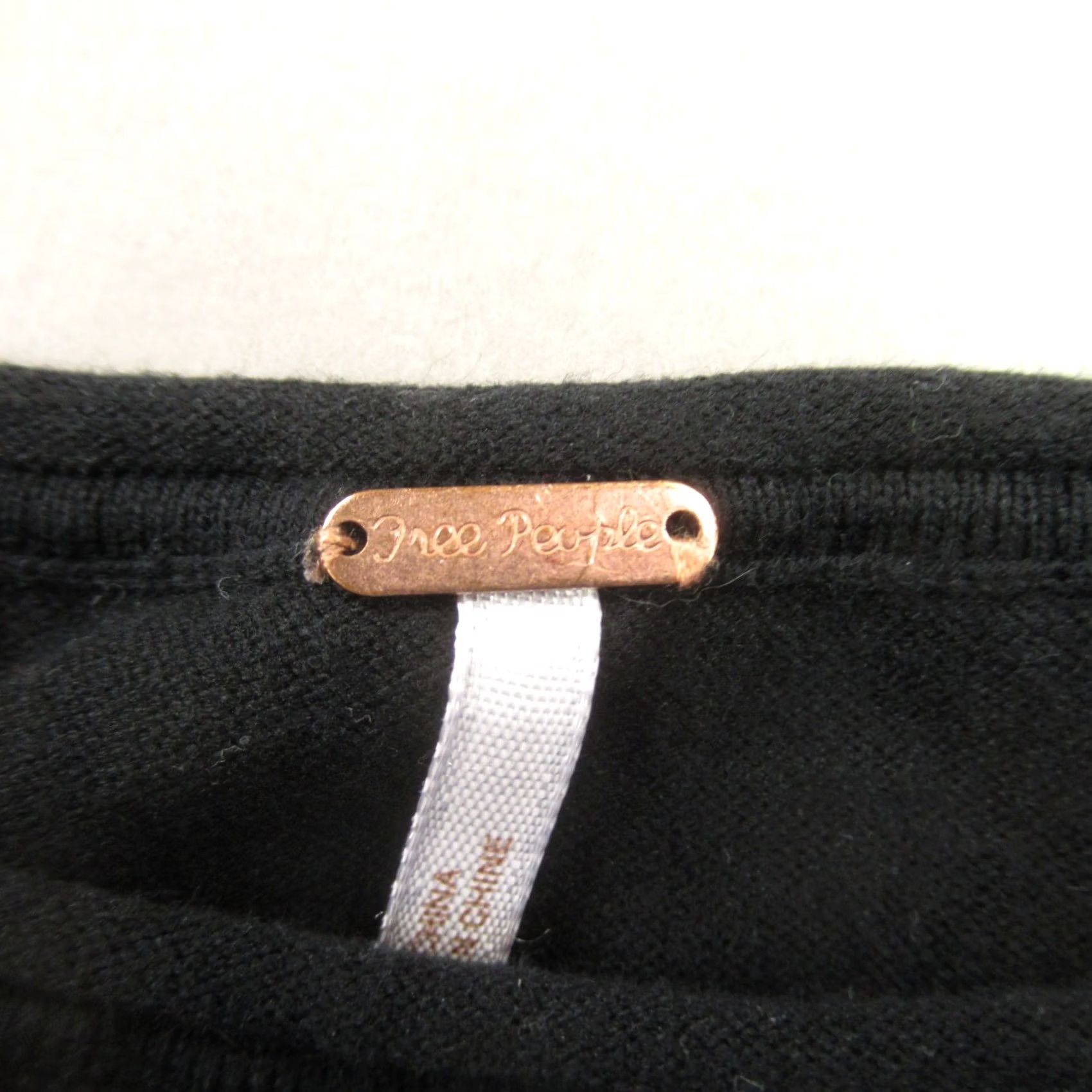 Free People Free People Leotard Womens M Black One Piece Once Crew Neck Lightweight Size 32" / US 10 / IT 46 - 4 Thumbnail