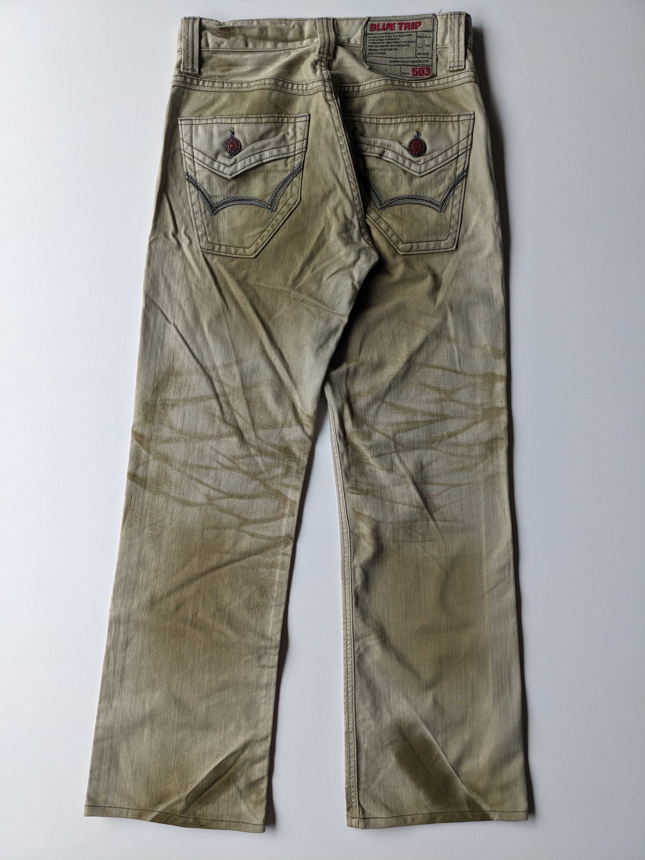 Edwin × Jean × Le Grande Bleu (L.G.B.) Edwin 503 Blue Trip rust jeans Size US 29 - 2 Thumbnail