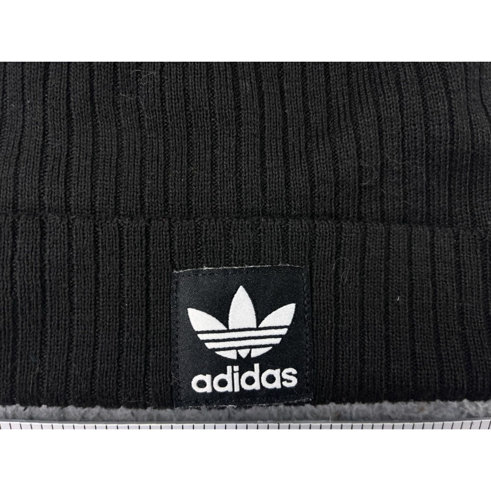 Adidas adidas Beanie Womens One Size Black Knit Logo Polyester Snow Ski Hat Womens One Size Black Beanie Adidas Logo Knit Polyester Snow Ski Size ONE SIZE - 2 Thumbnail