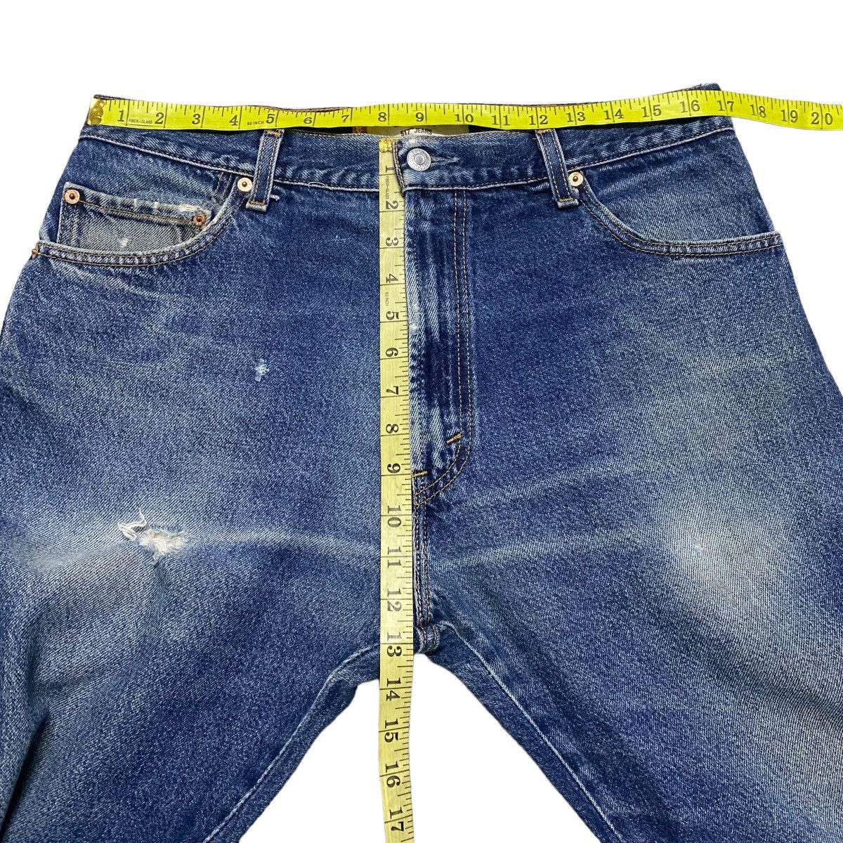 Levi's Vintage Levis 517 Bootcut Distressed Jeans Size US 34 / EU 50 - 21 Thumbnail