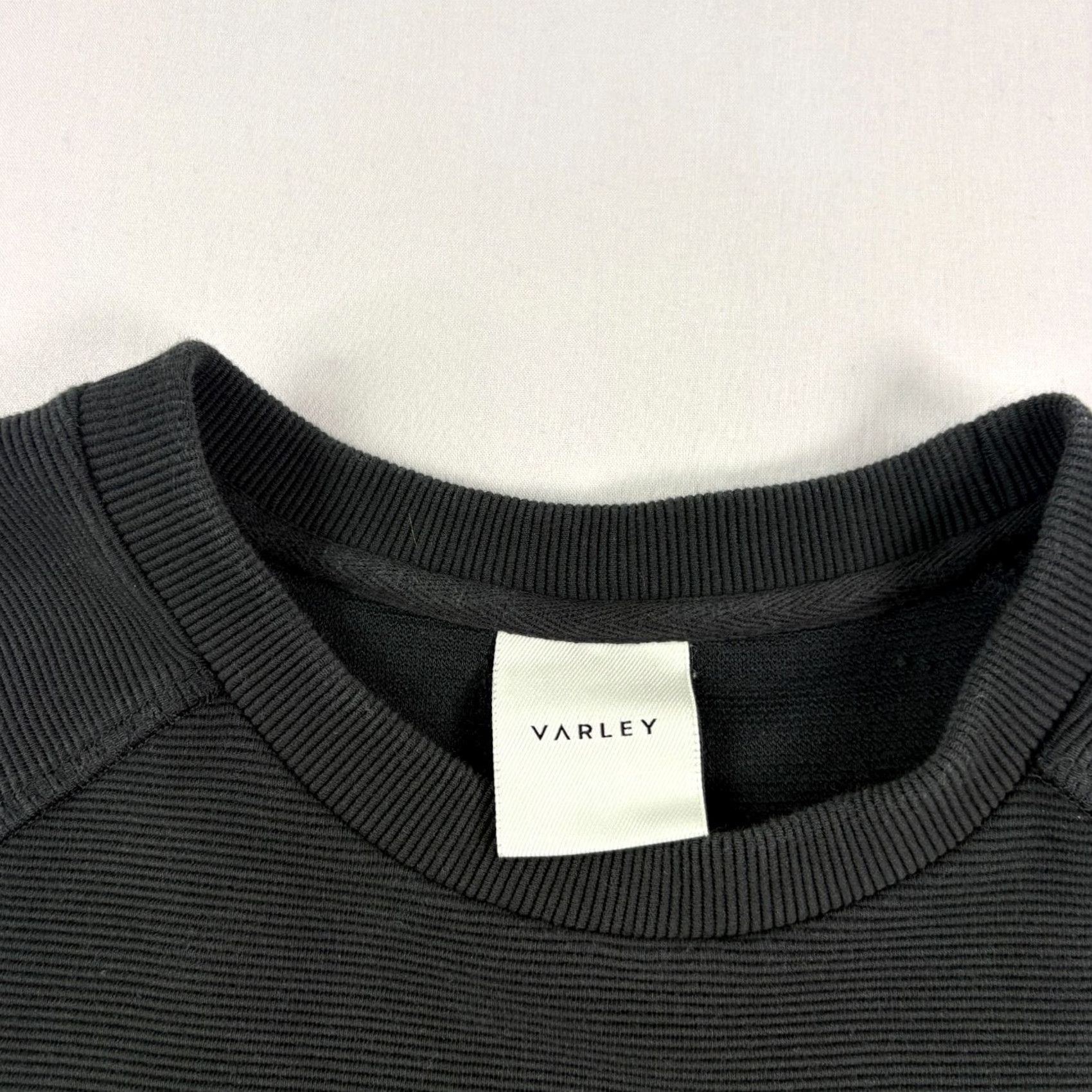 Varley Varley Sweatshirt Womens Medium Black Manning Pullover Crew Neck Sweatshirt Size M / US 6-8 / IT 42-44 - 2 Thumbnail