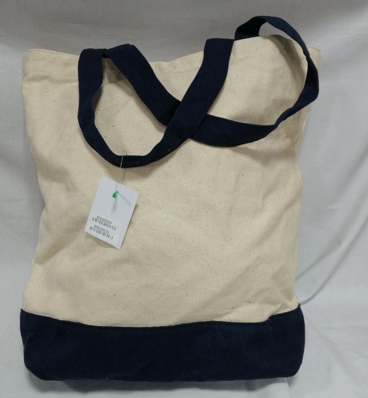 Bape Bape College Logo Navy Tote Bag Cotton Size ONE SIZE - 2 Thumbnail