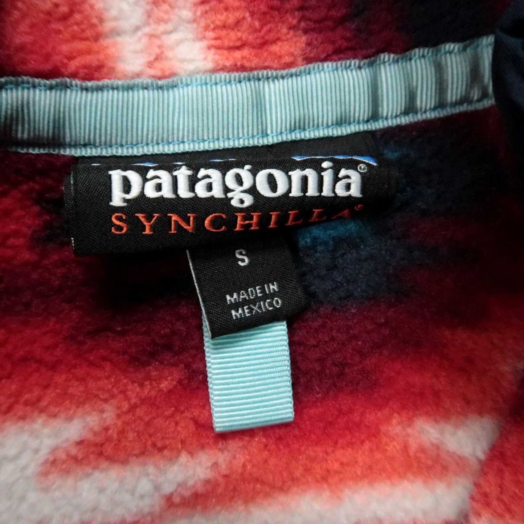 Patagonia Patagonia Jacket Womens Small Red Geometric Fleece Snap Long Sleeve Mid-Length Casual Travel Workwear Pockets 部 Size S / US 4 / IT 40 - 3 Thumbnail