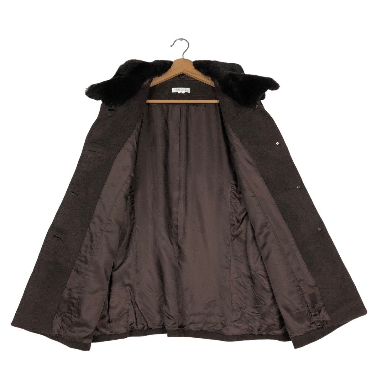 Issey Miyake 🔥Vintage Button Jacket Imagina Issey Miyake Mink Fur Collar Size US M / EU 48-50 / 2 - 12 Thumbnail