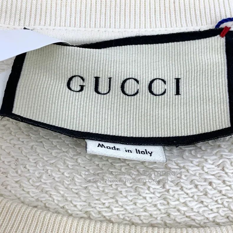 Gucci Gucci Beige letter cat sequin cotton round-neck long-sleev Size US S / EU 44-46 / 1 - 6 Thumbnail