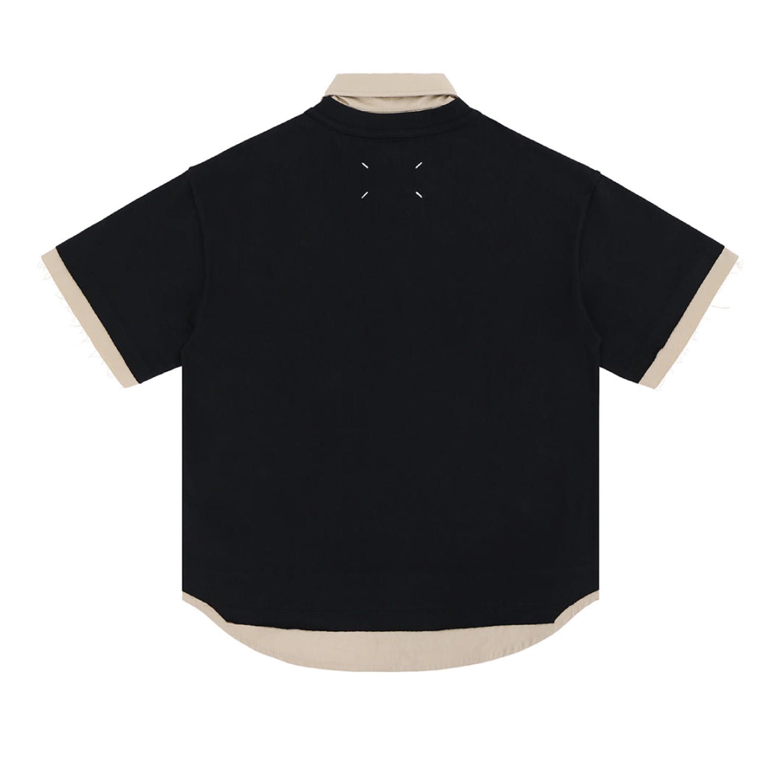 Other Black and Beige Short Sleeve Shirt Size US M / EU 48-50 / 2 - 2 Thumbnail