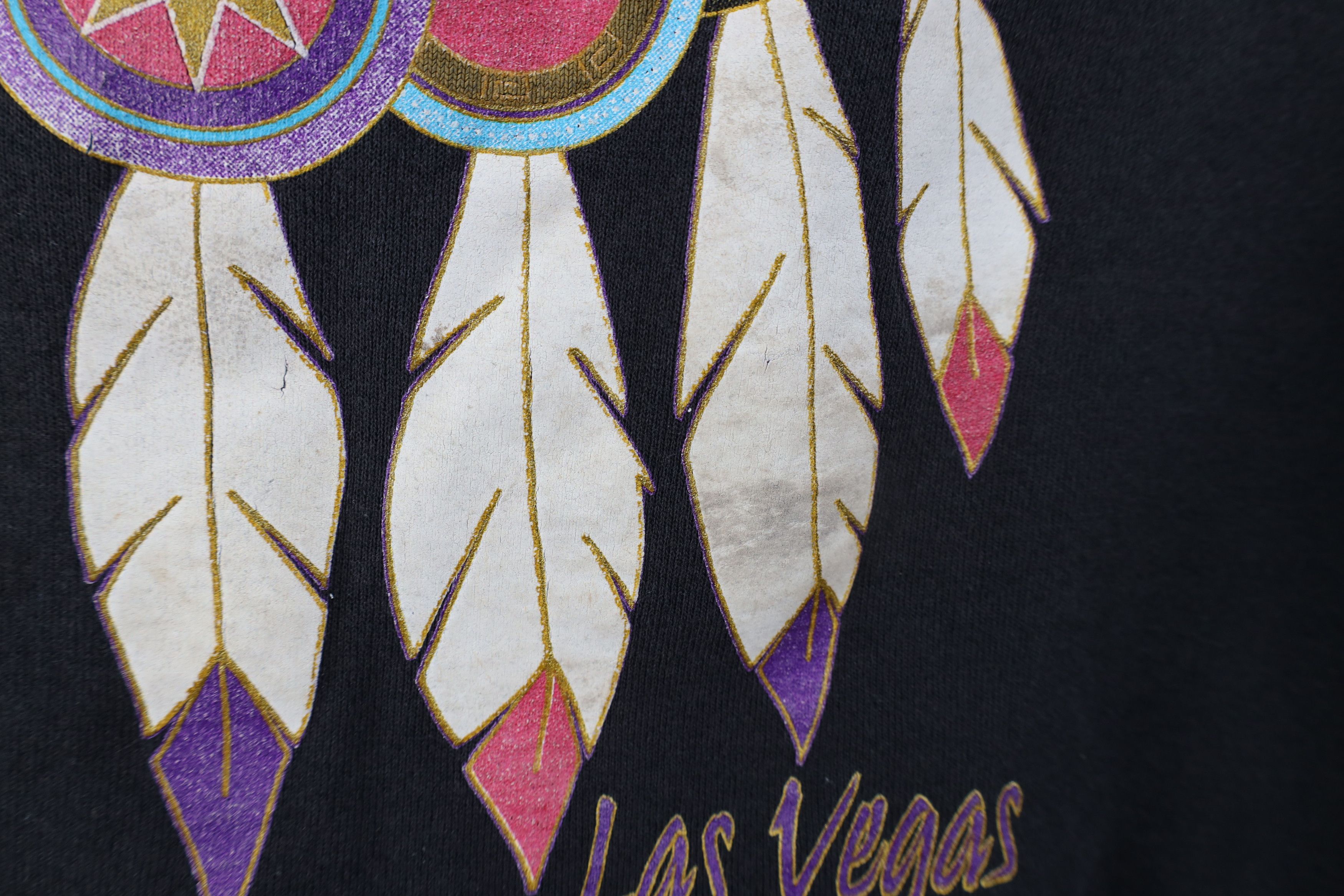Vintage Vintage 90s Streetwear Vegas Southwestern Desert Sweatshirt Size L / US 10 / IT 46 - 7 Thumbnail