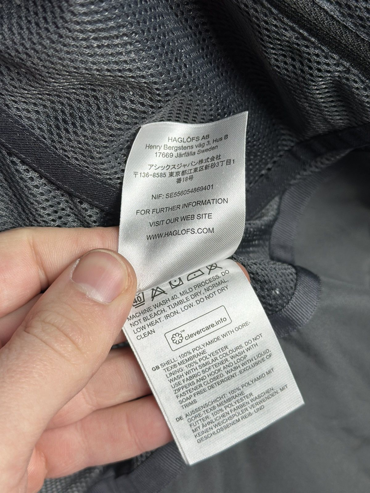 Goretex × Haglofs Haglofs Jacket Gore-Tex Nylon Outdoor Jacket Size S / US 4 / IT 40 - 18 Thumbnail